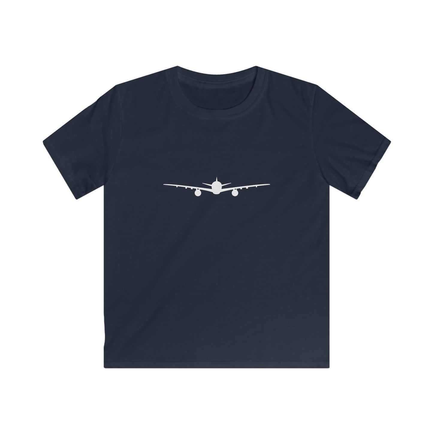 Airplane Kids Tee - White - Remove B4 Flight