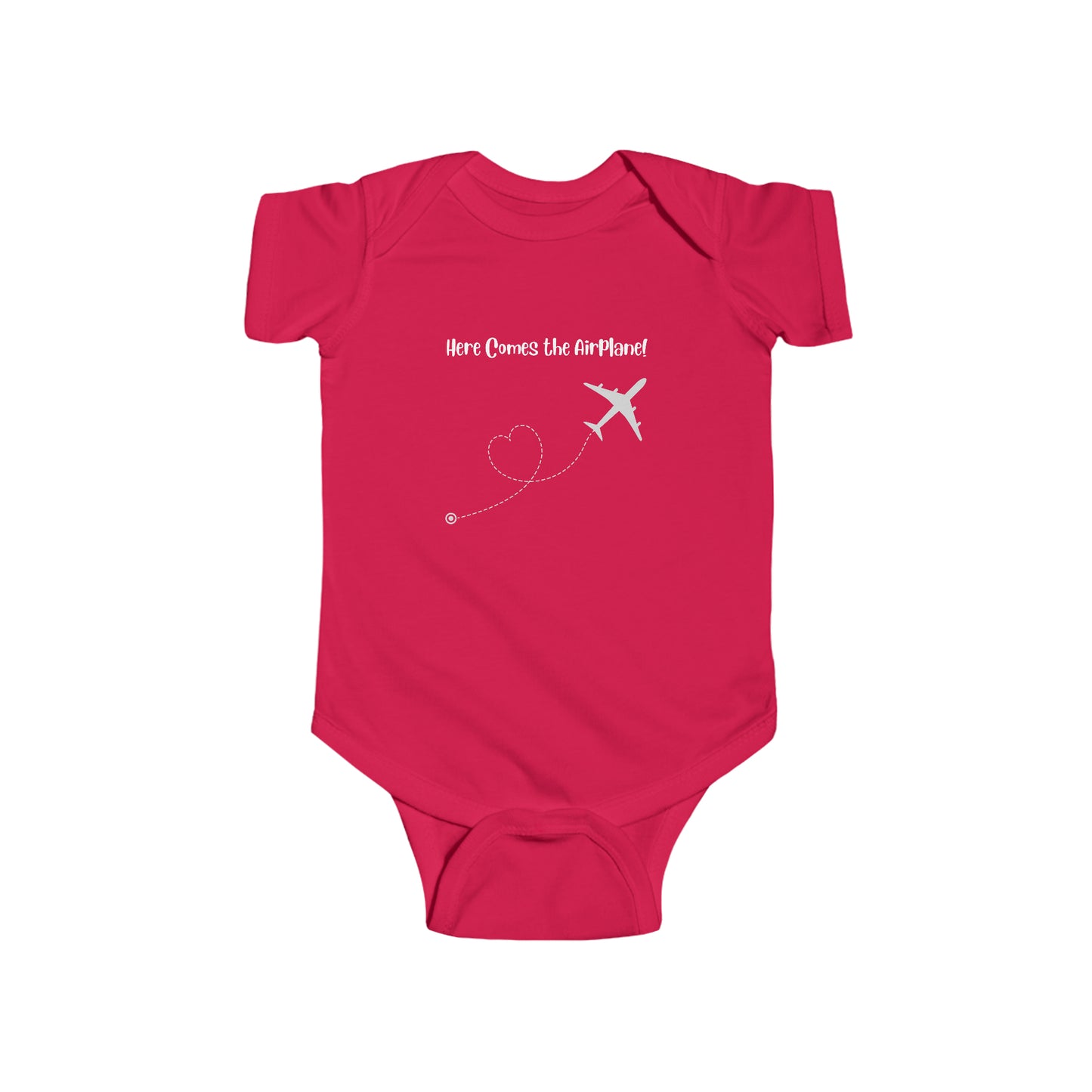 Here Comes the Airplane Infant Bodysuit - White - Remove B4 Flight