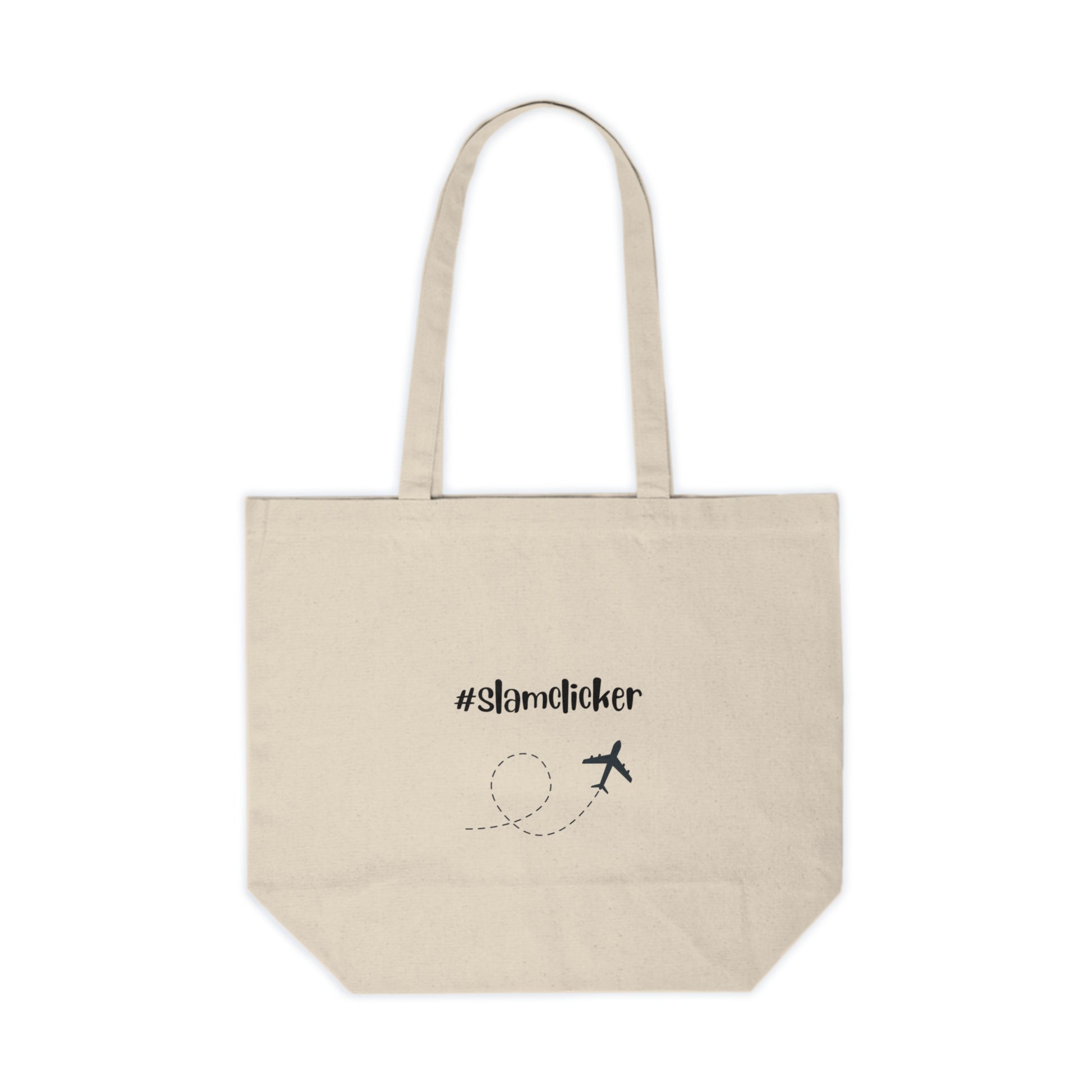 Slamclicker Canvas Shopping Tote - Remove B4 Flight