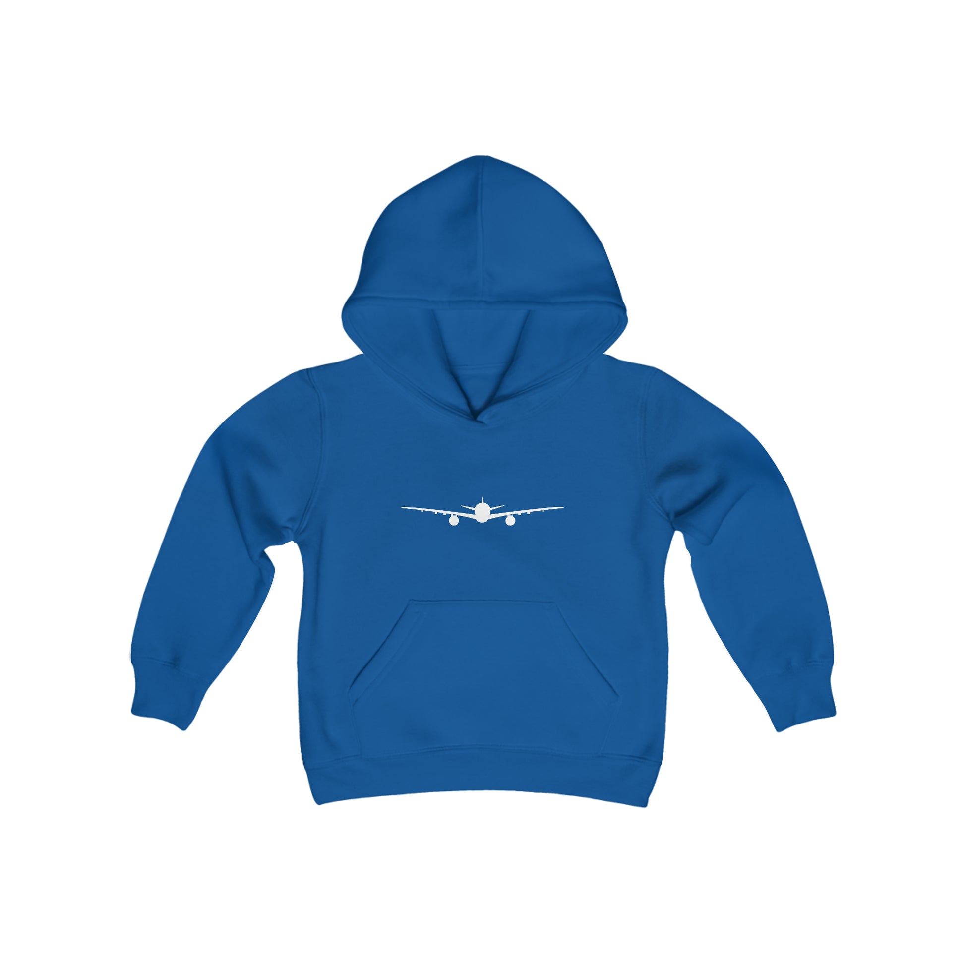 Airplane Youth Hooded Sweatshirt - White - Remove B4 Flight