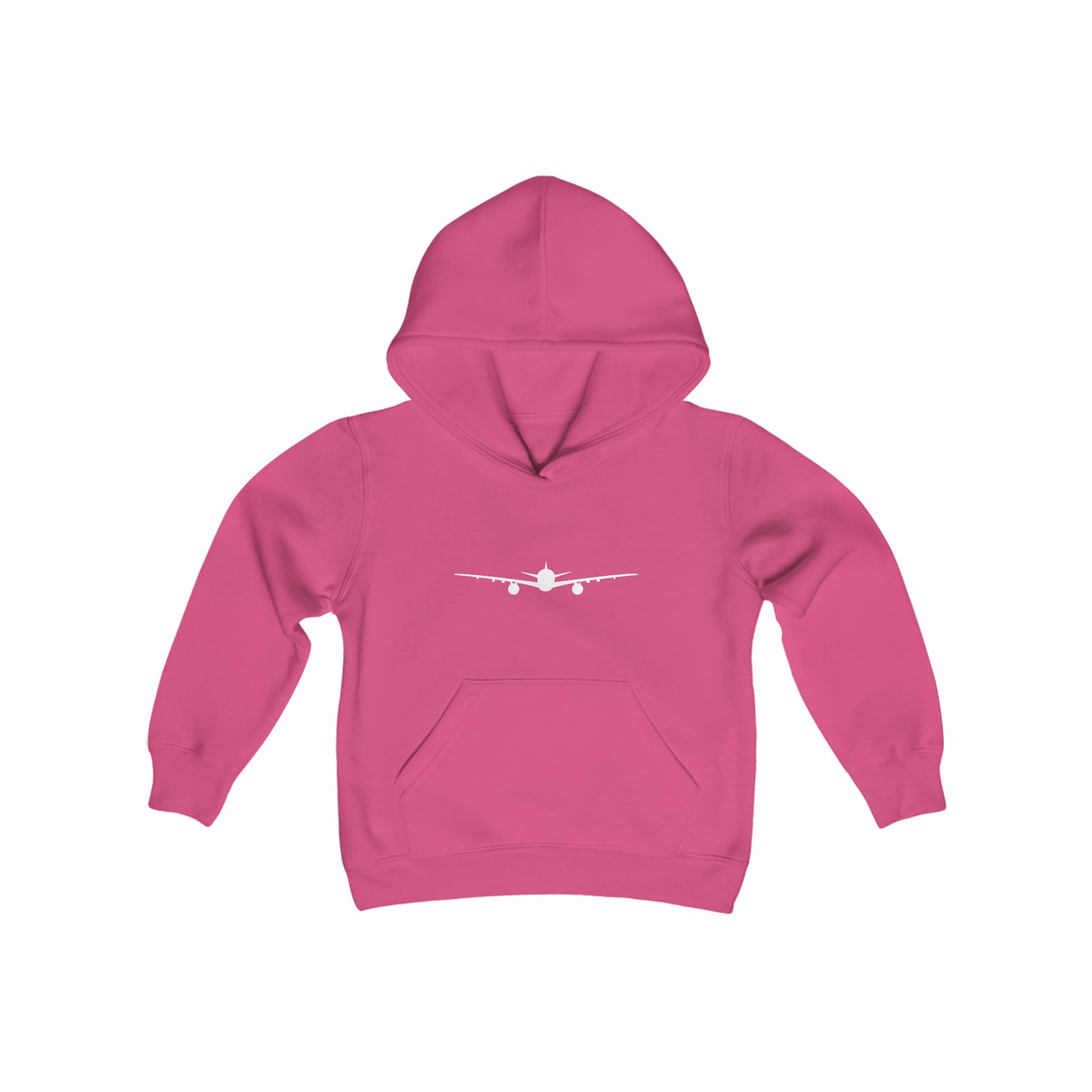 Airplane Youth Hooded Sweatshirt - White - Remove B4 Flight