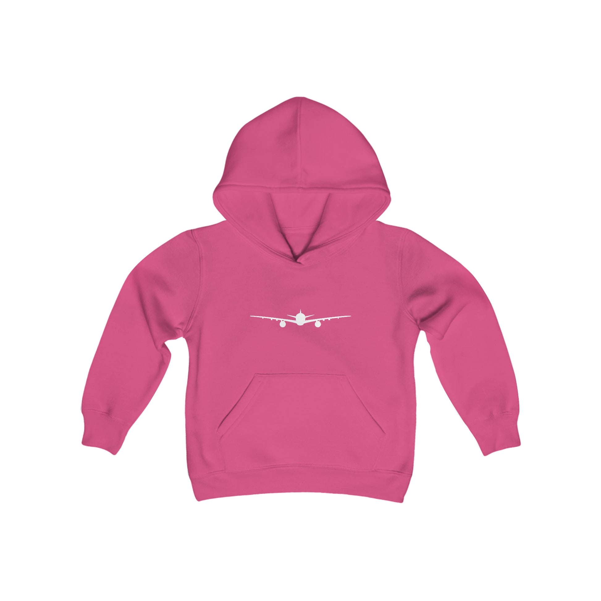 Airplane Youth Hooded Sweatshirt - White - Remove B4 Flight