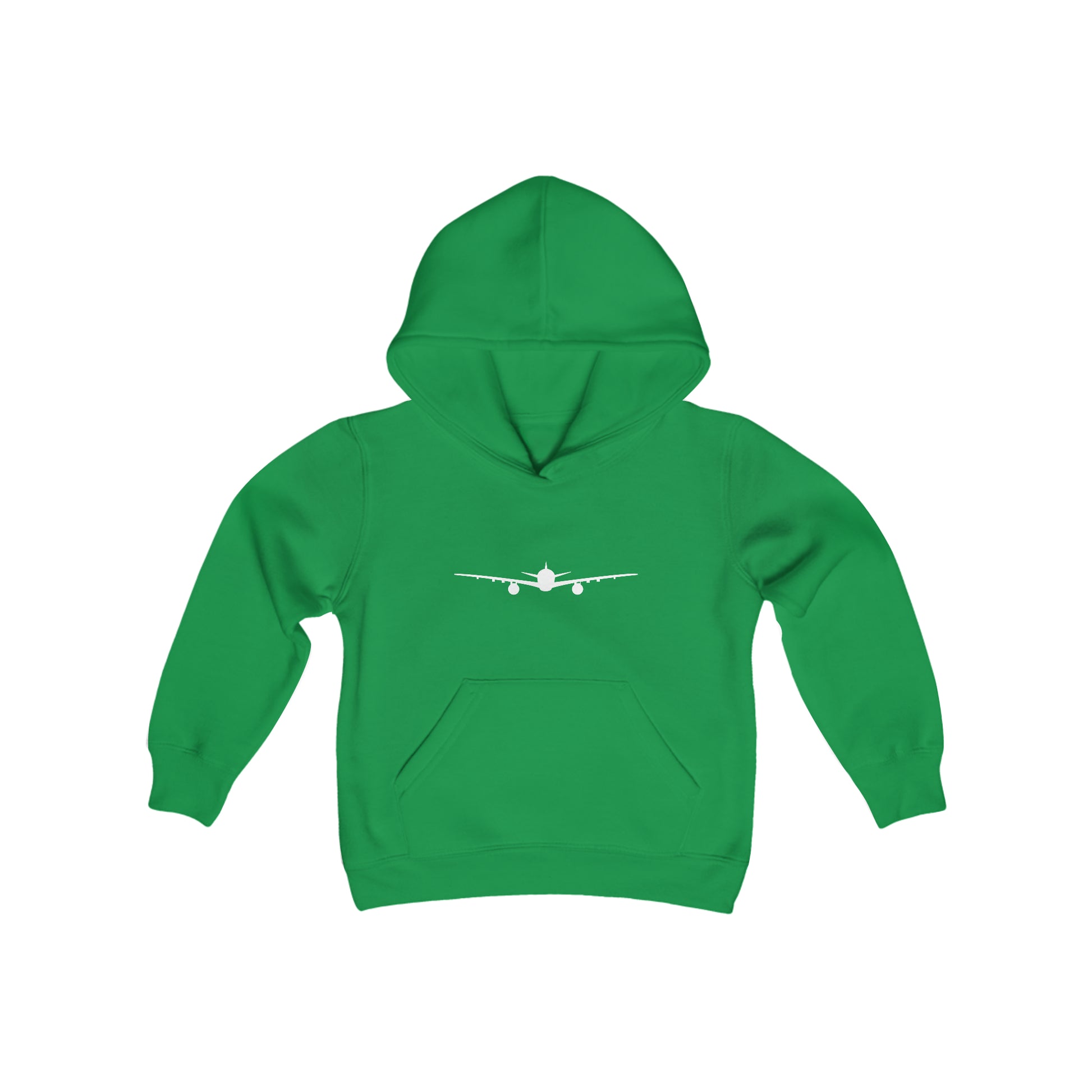 Airplane Youth Hooded Sweatshirt - White - Remove B4 Flight