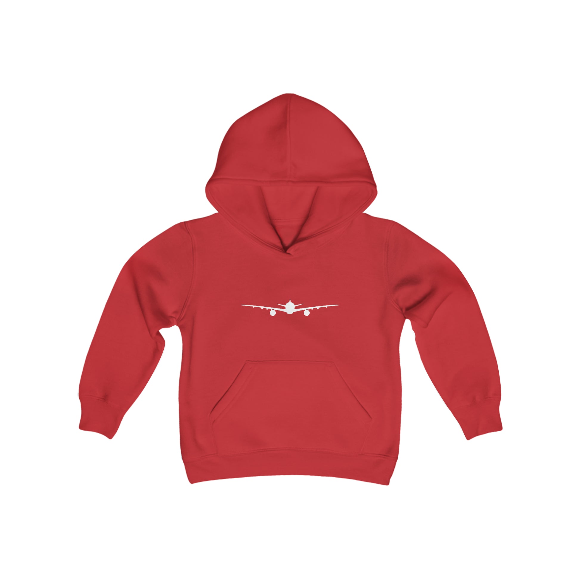 Airplane Youth Hooded Sweatshirt - White - Remove B4 Flight