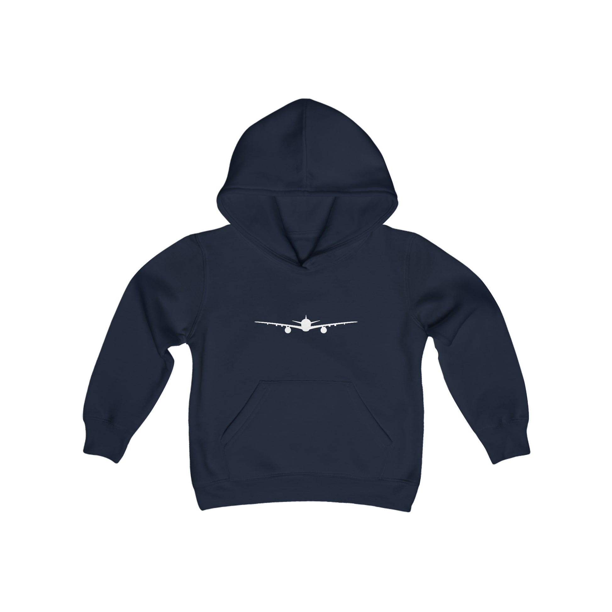 Airplane Youth Hooded Sweatshirt - White - Remove B4 Flight