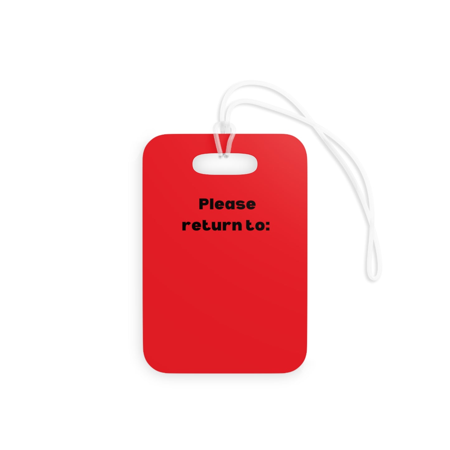 World Traveller Luggage Tag Red - Remove B4 Flight