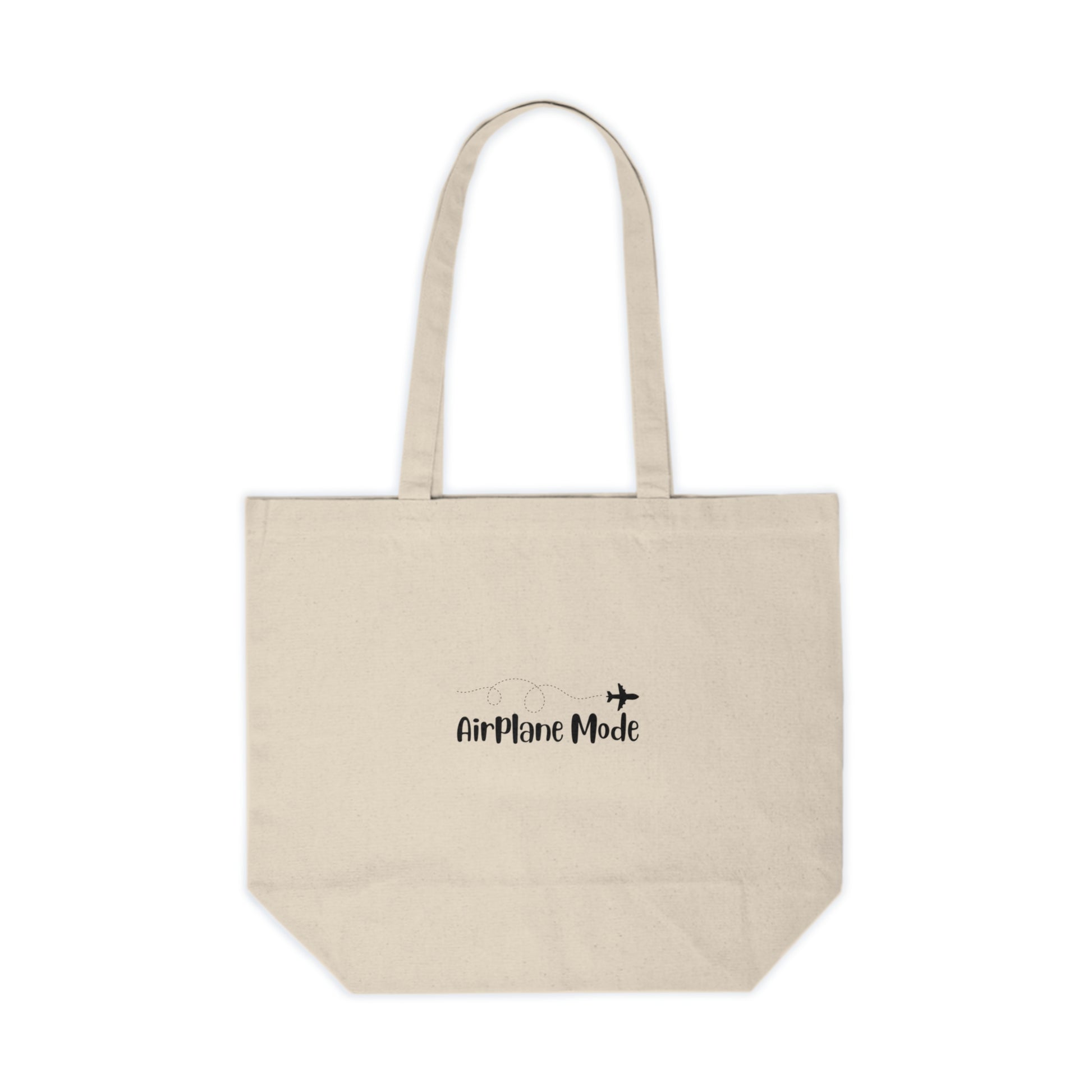 Airplane Mode Canvas Shopping Tote - Remove B4 Flight