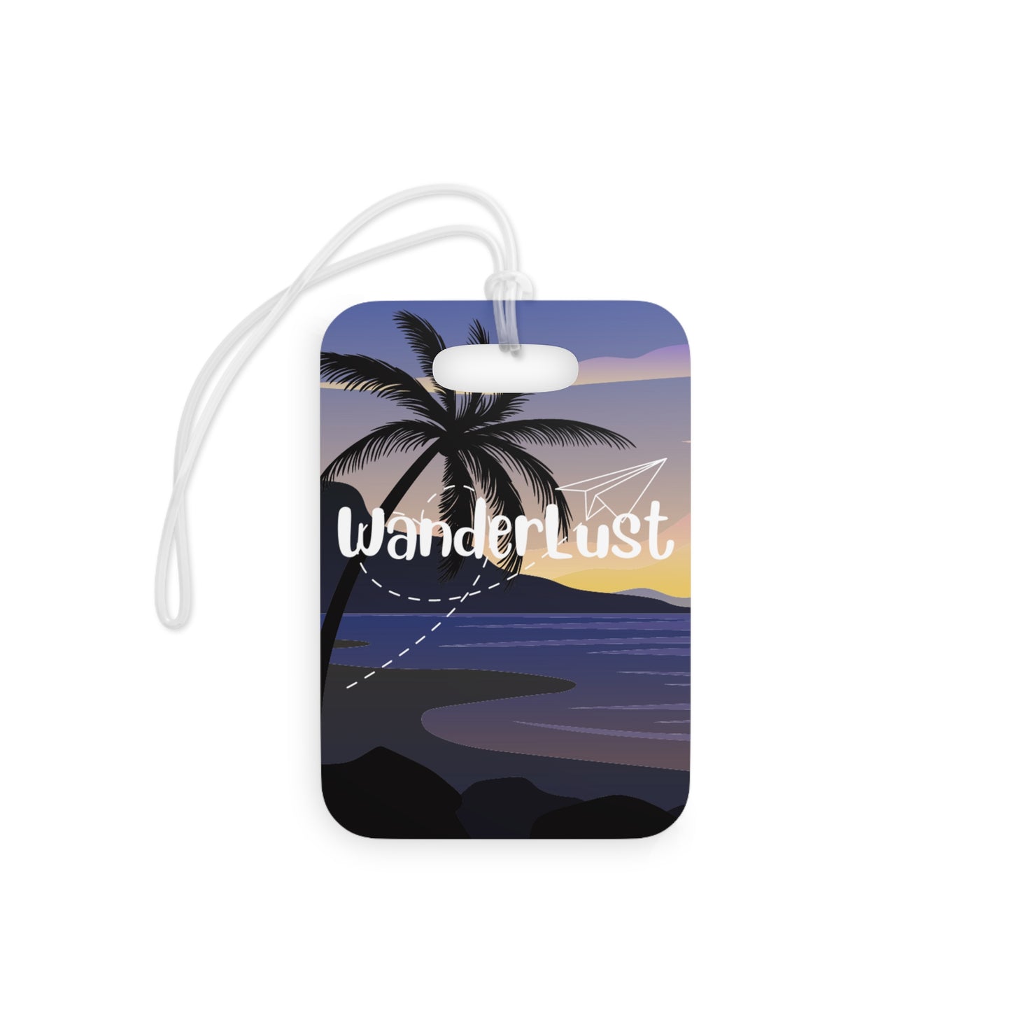 Wanderlust Beach Luggage Tag - Remove B4 Flight