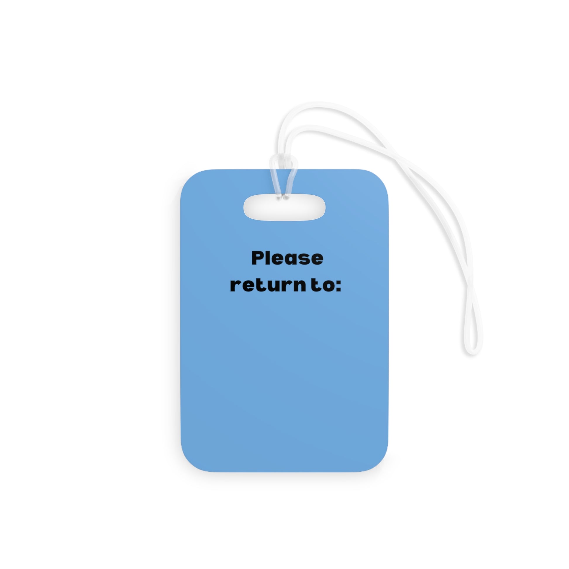 World Traveller Luggage Tag Blue - Remove B4 Flight