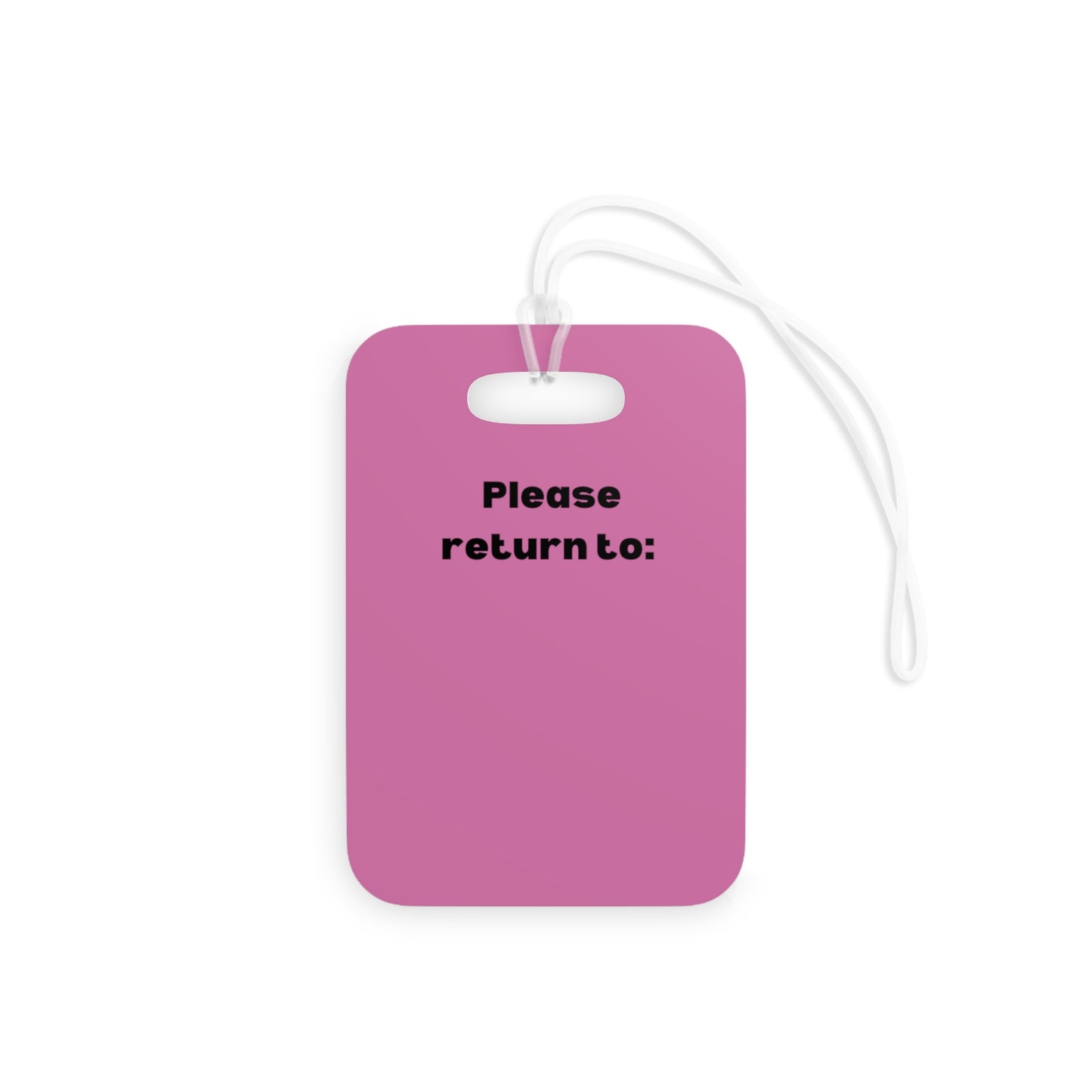 World Traveller Luggage Tag Pink - Remove B4 Flight