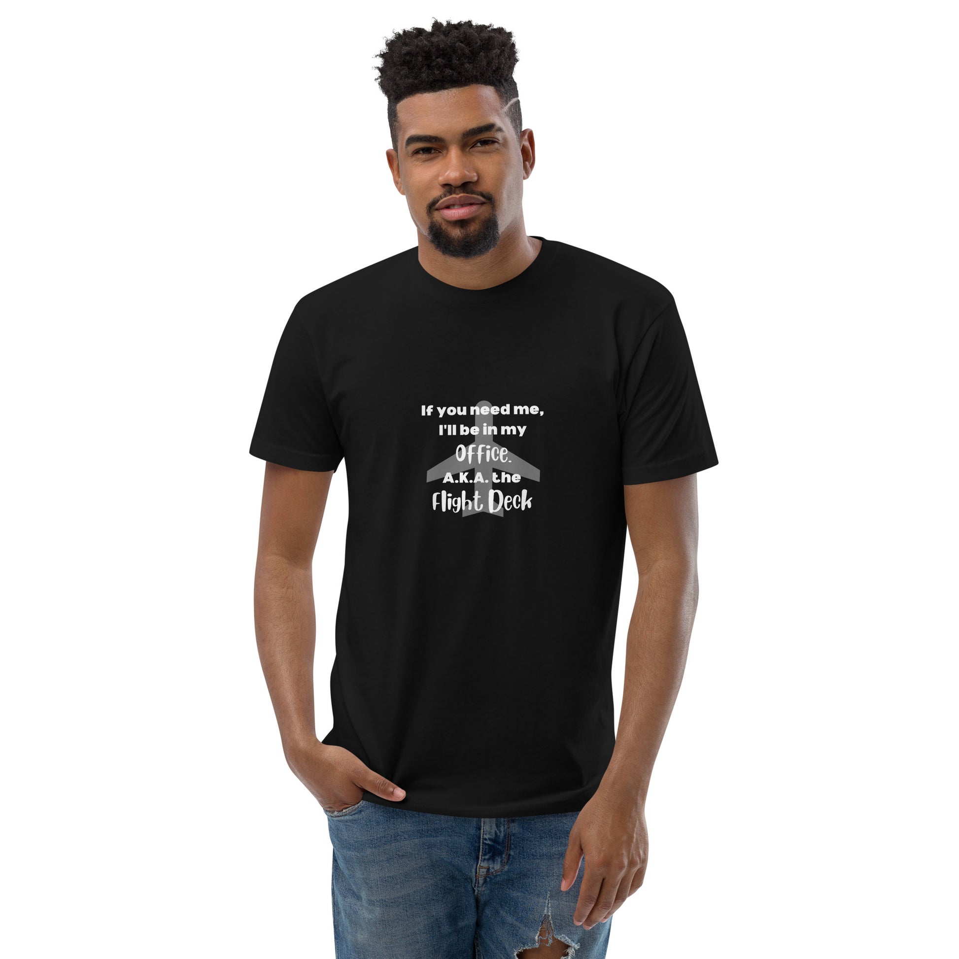 A.K.A the Flight Deck Men's T-shirt - White - Remove B4 Flight