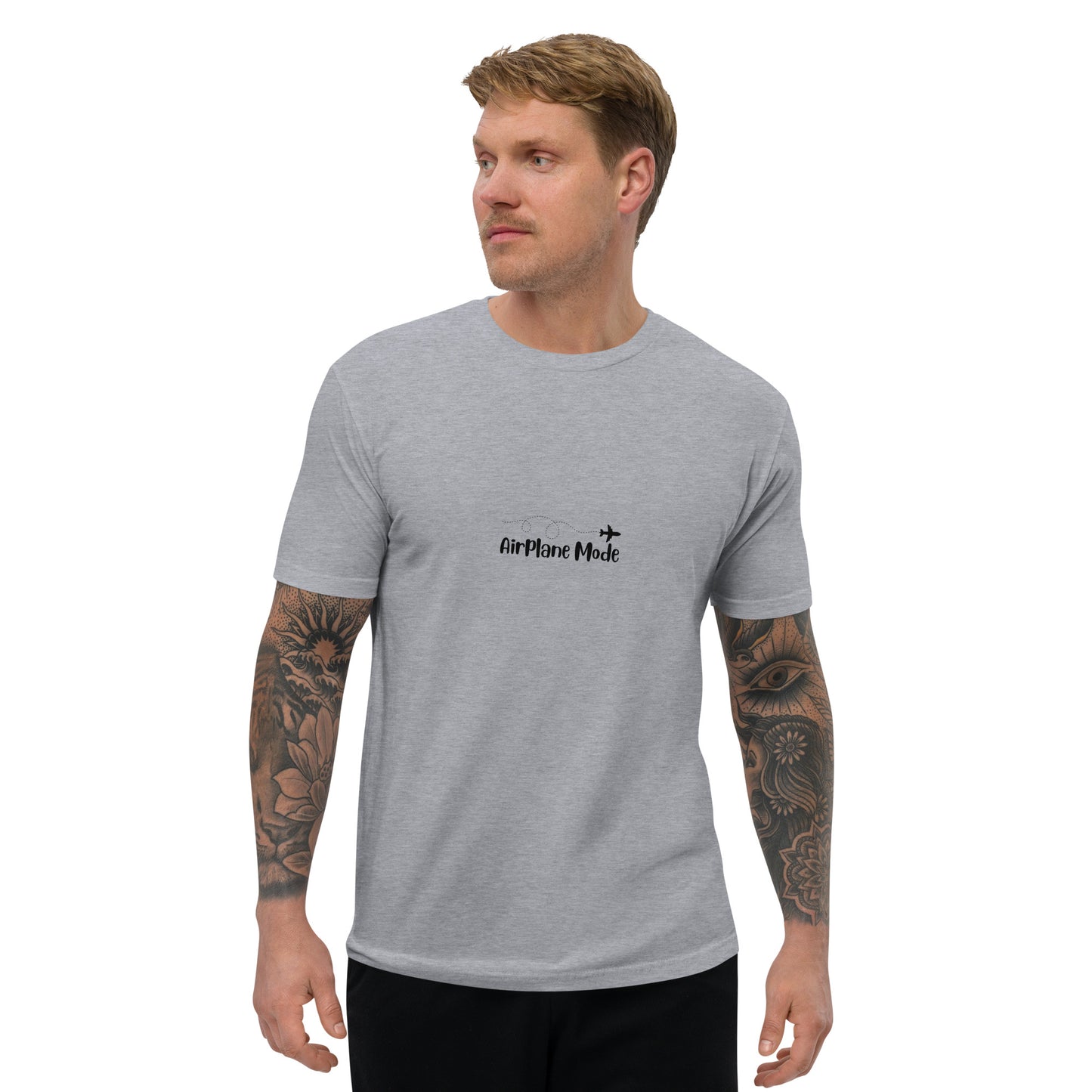 Airplane Mode Men's T-shirt - Black - Remove B4 Flight