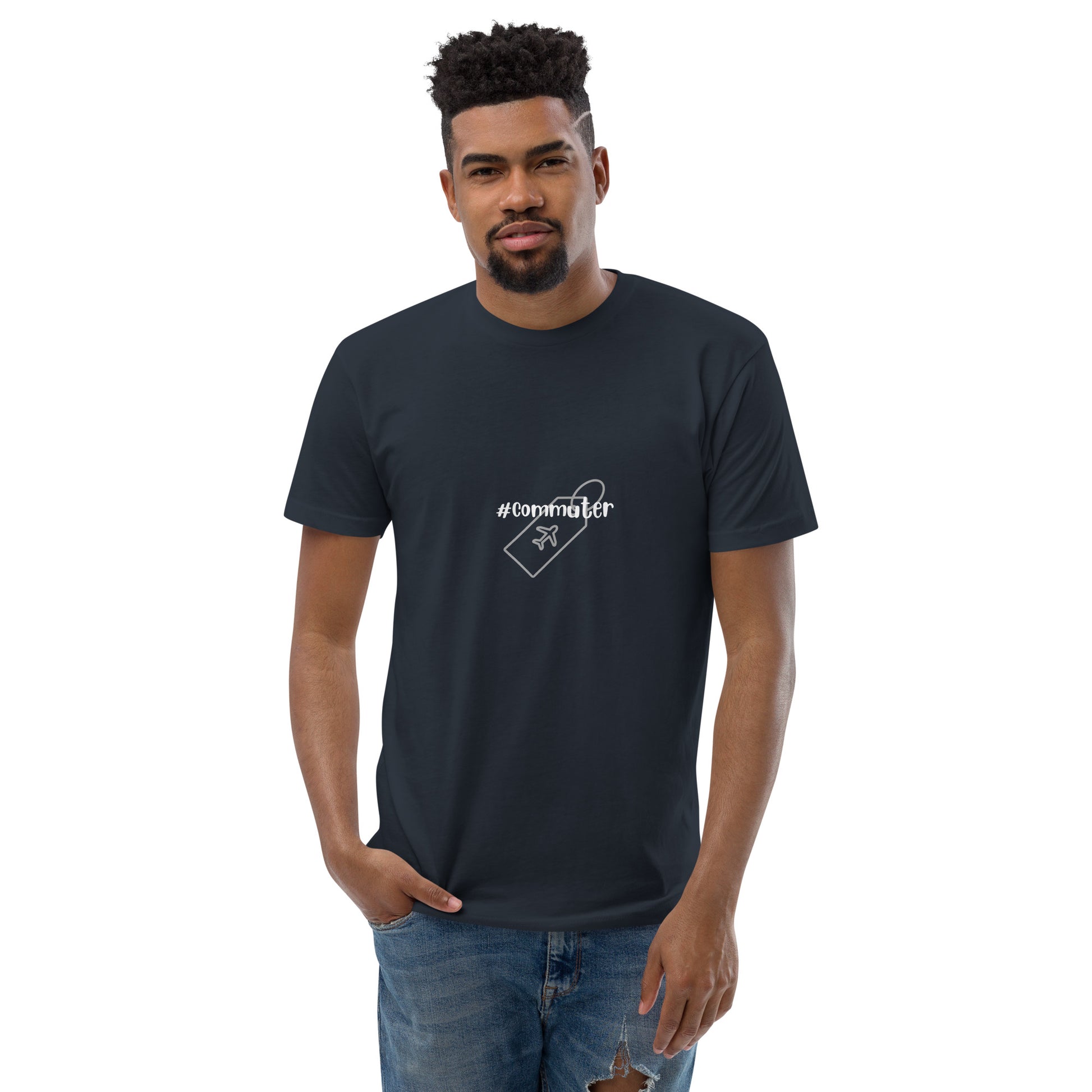 Commuter Men's T-shirt - White - Remove B4 Flight