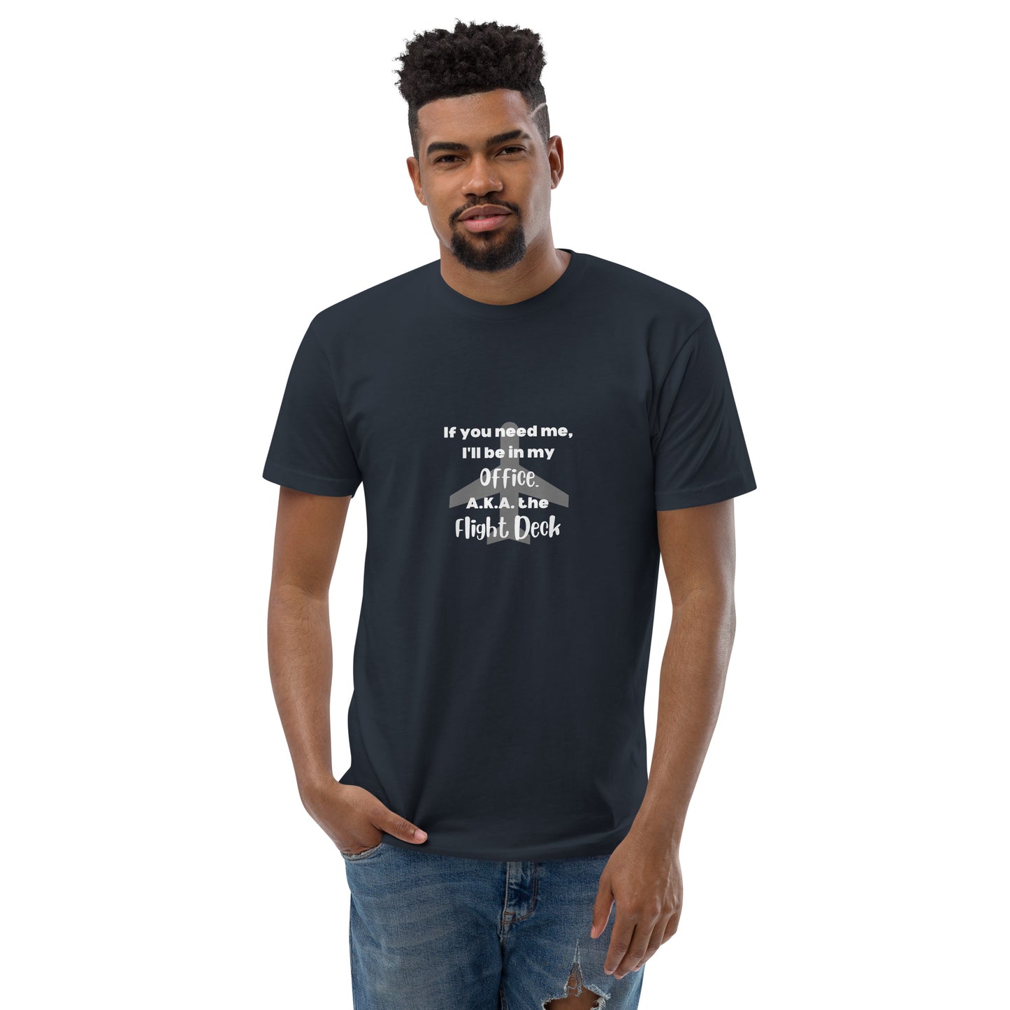 A.K.A the Flight Deck Men's T-shirt - White - Remove B4 Flight