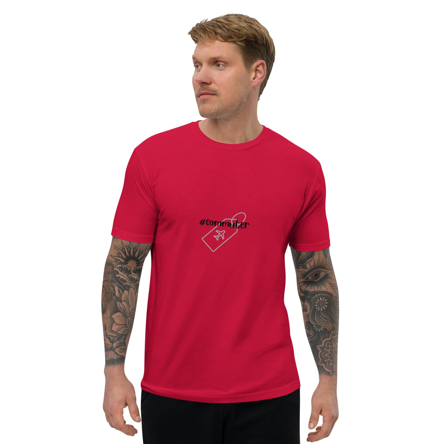 Commuter Men's T-shirt - Black - Remove B4 Flight