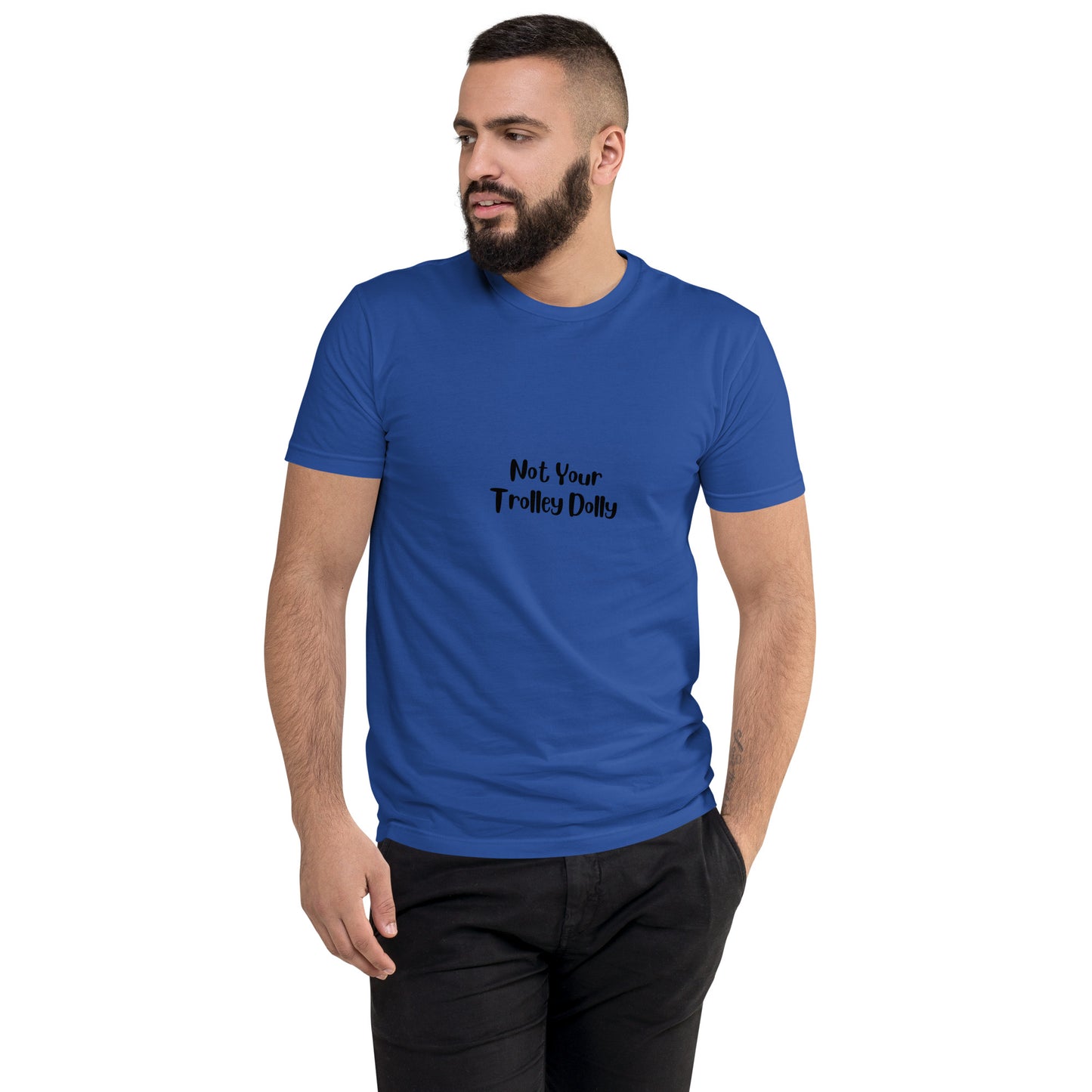 Not your Trolley Dolly Men's T-shirt - Black - Remove B4 Flight