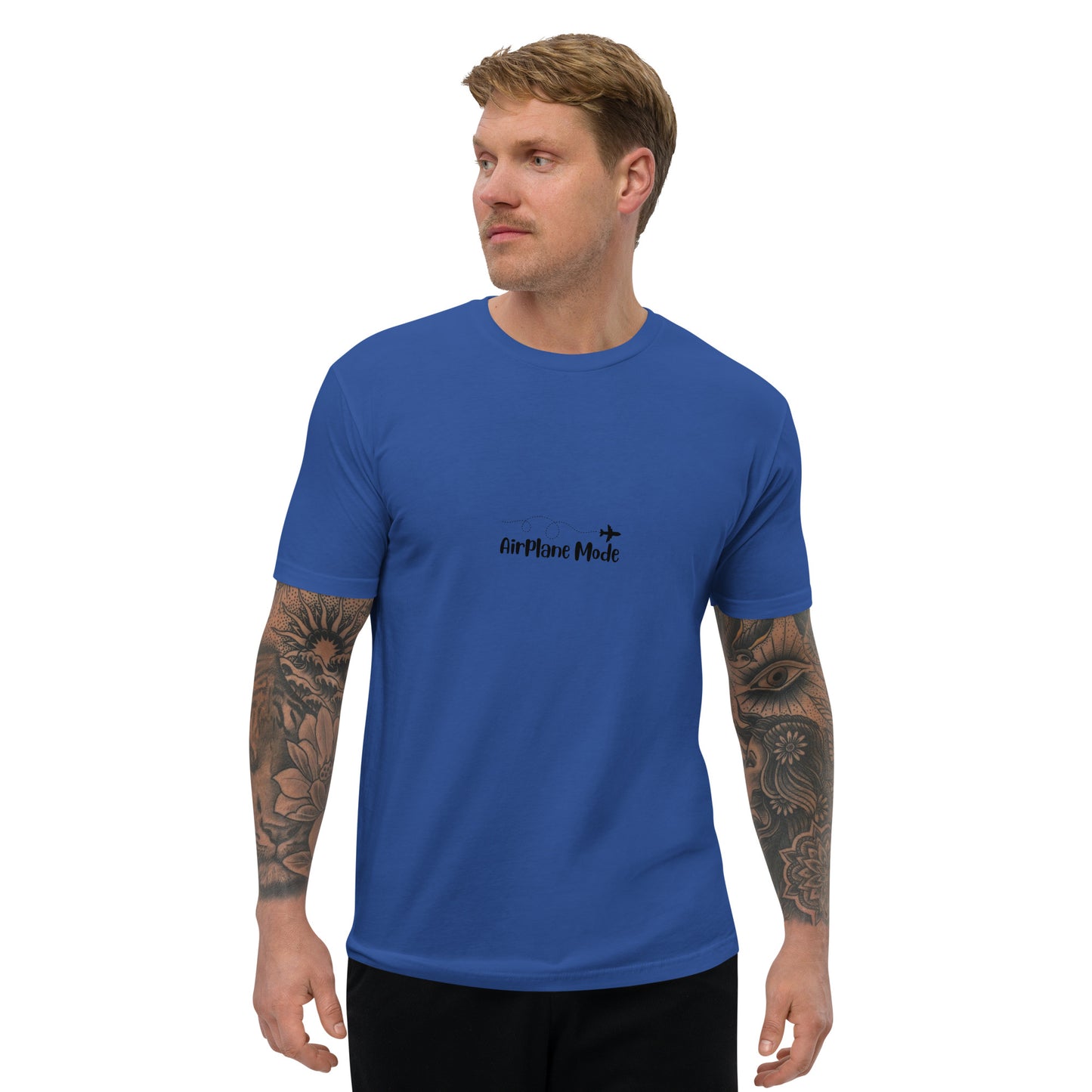 Airplane Mode Men's T-shirt - Black - Remove B4 Flight