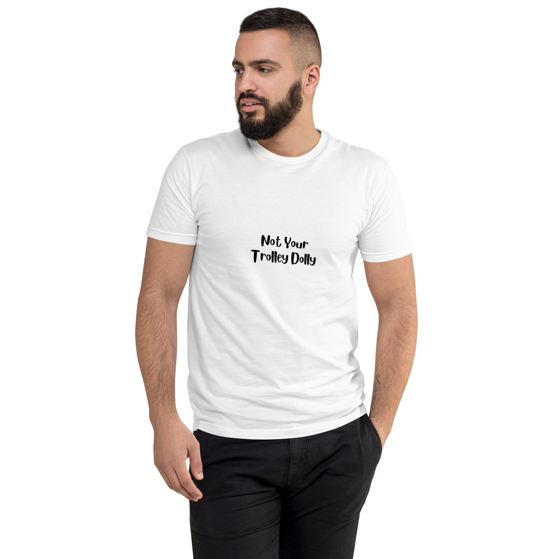 Not your Trolley Dolly Men's T-shirt - Black - Remove B4 Flight