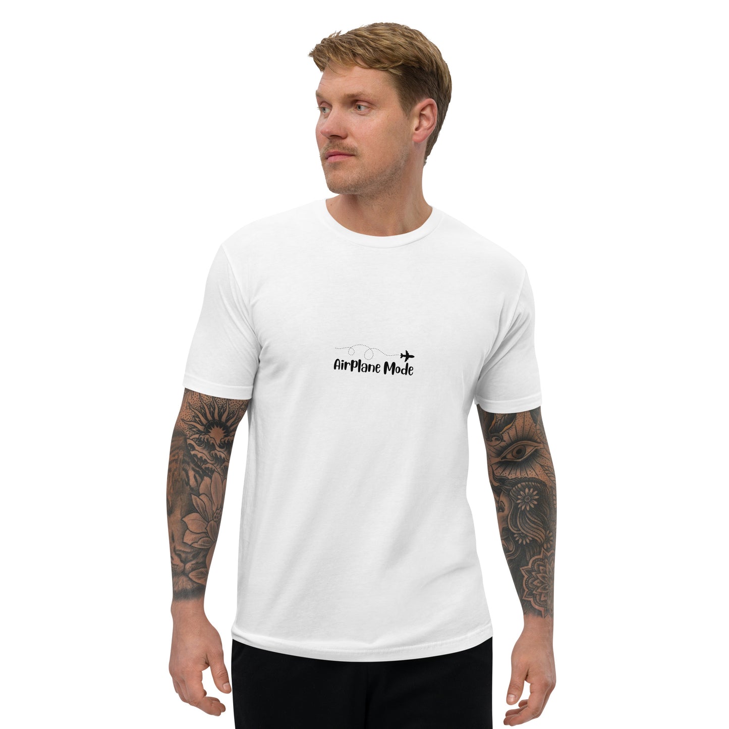 Airplane Mode Men's T-shirt - Black - Remove B4 Flight