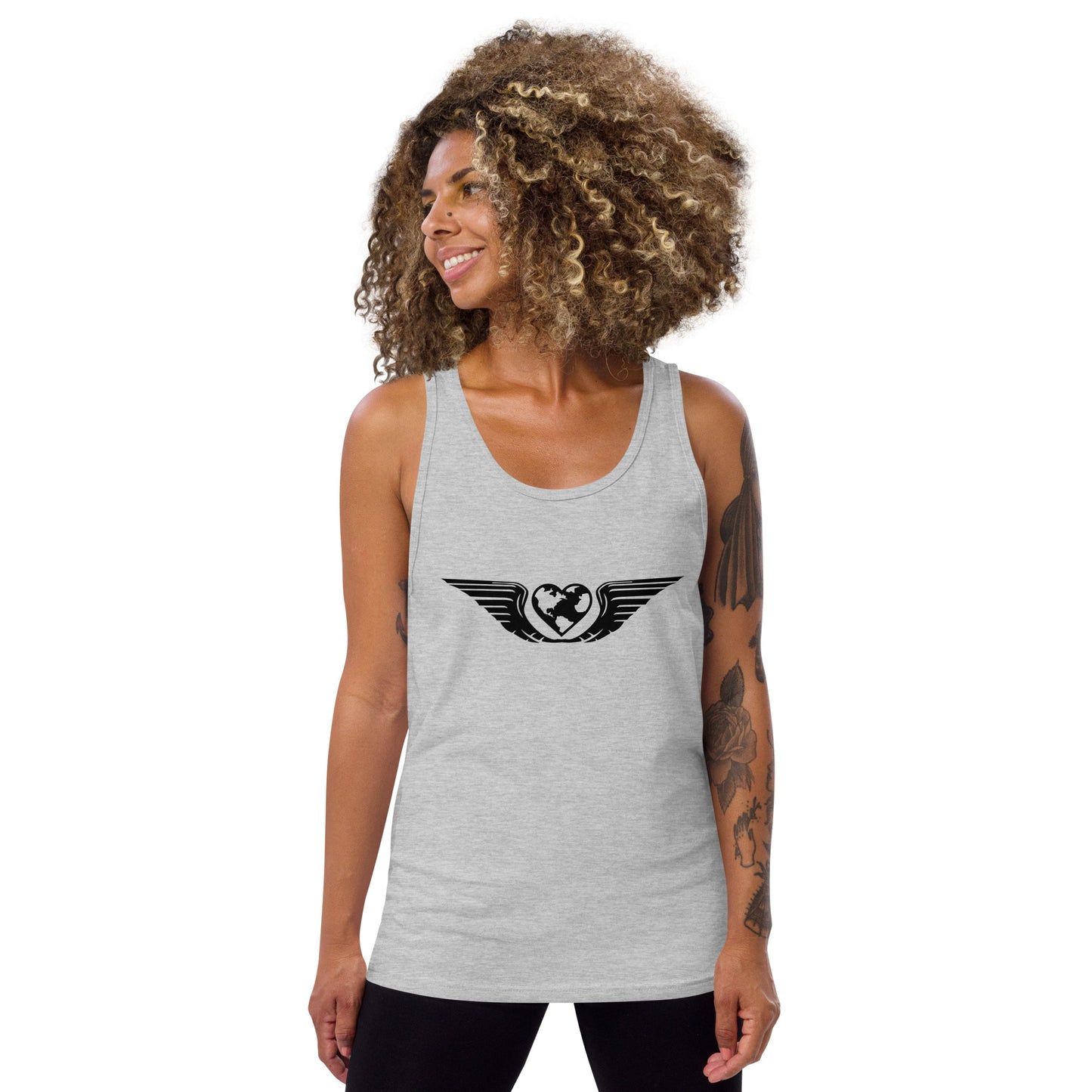 RB4F Logo Unisex Tank Top - Black - Remove B4 Flight