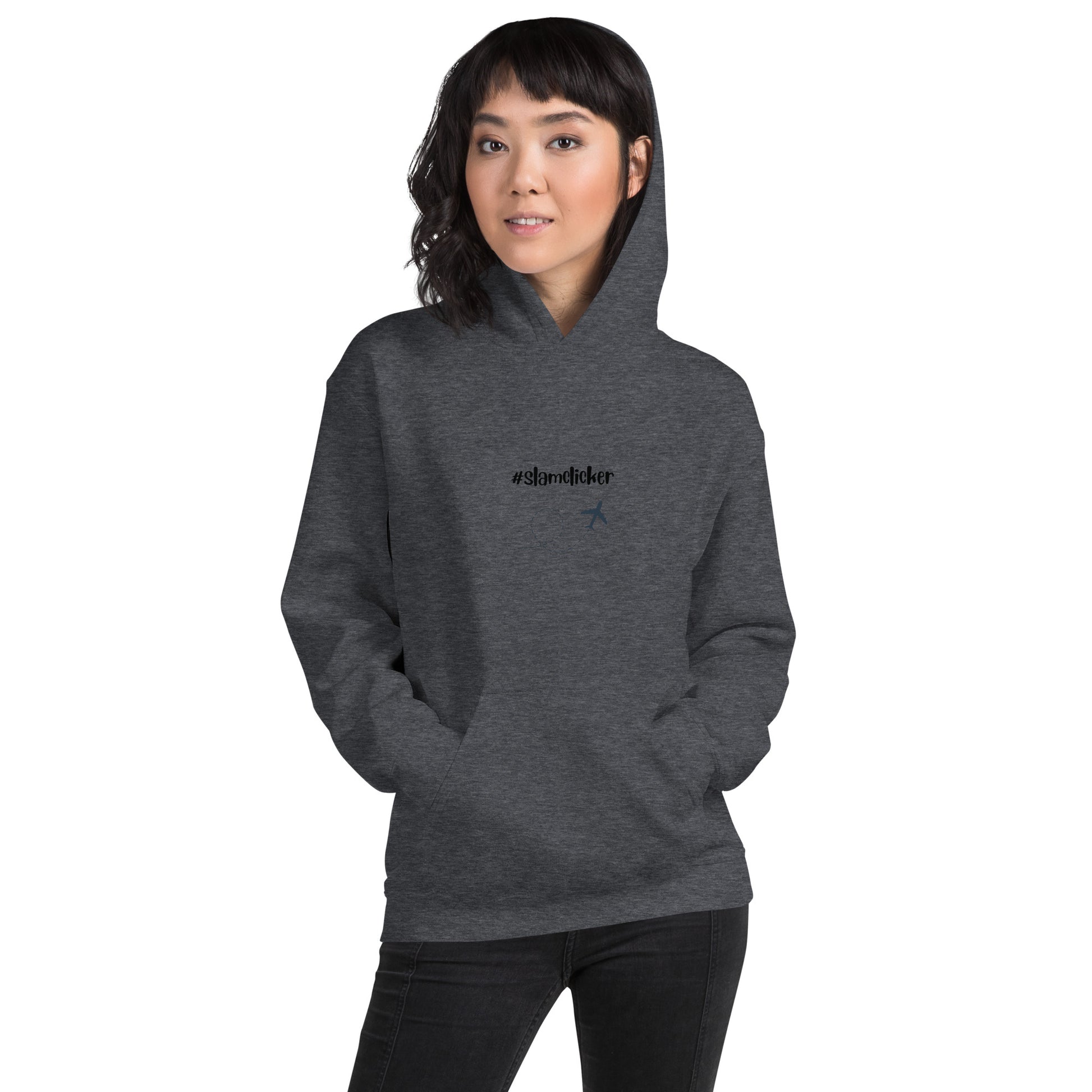 Slamclicker Unisex Hoodie - Black - Remove B4 Flight