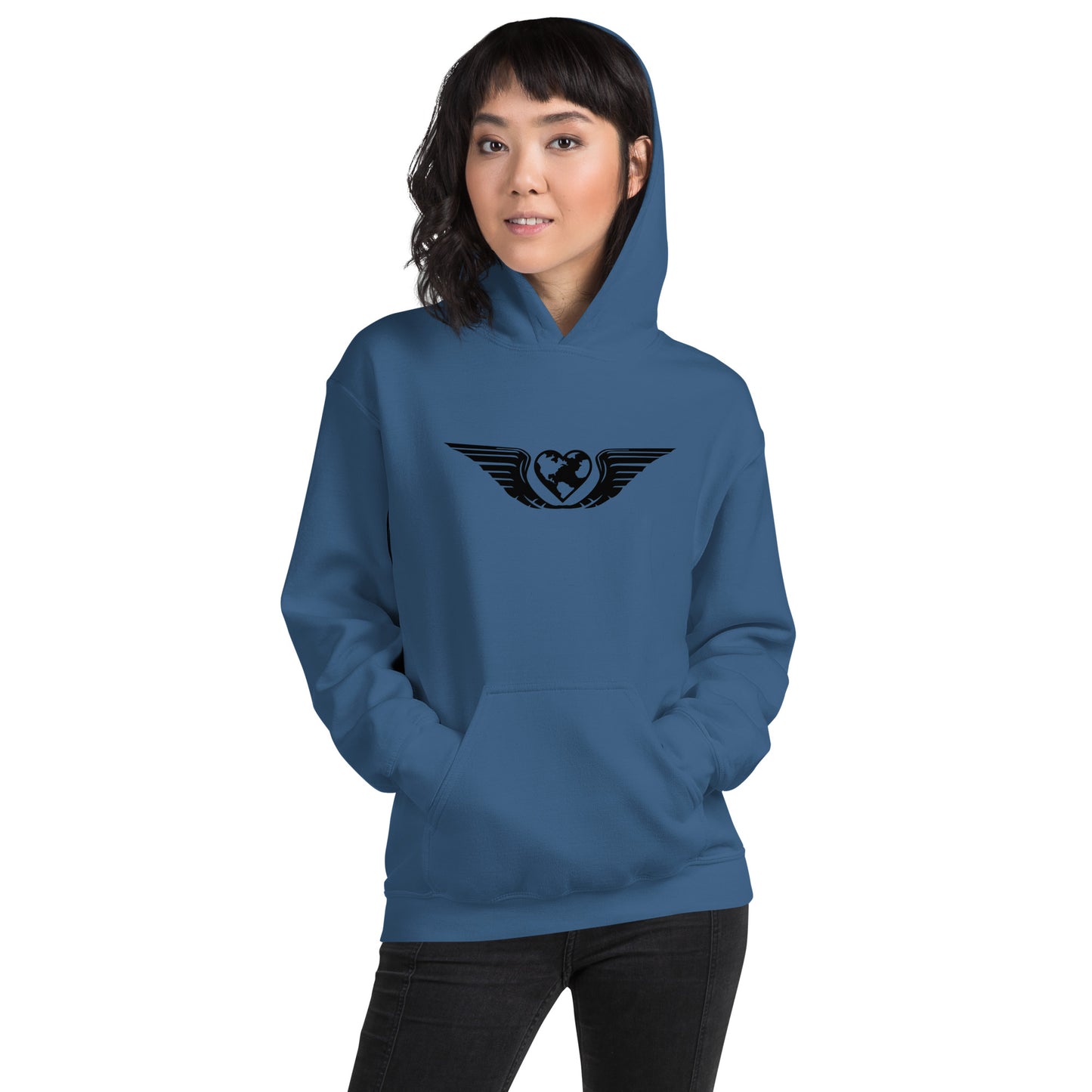 RB4F Logo Unisex Hoodie - Black - Remove B4 Flight