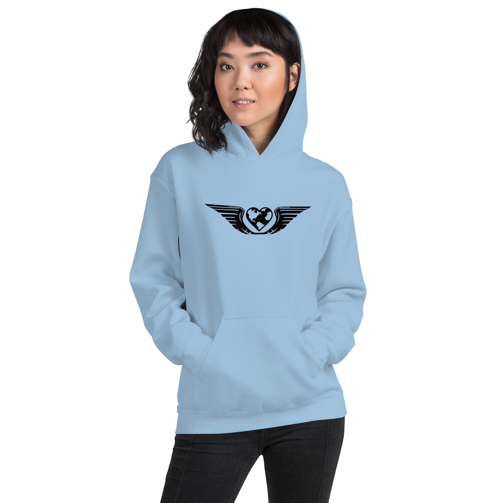 RB4F Logo Unisex Hoodie - Black - Remove B4 Flight