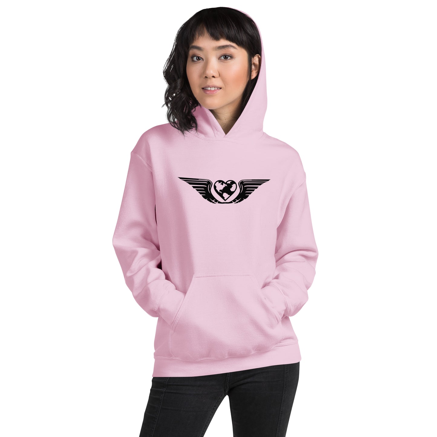 RB4F Logo Unisex Hoodie - Black - Remove B4 Flight