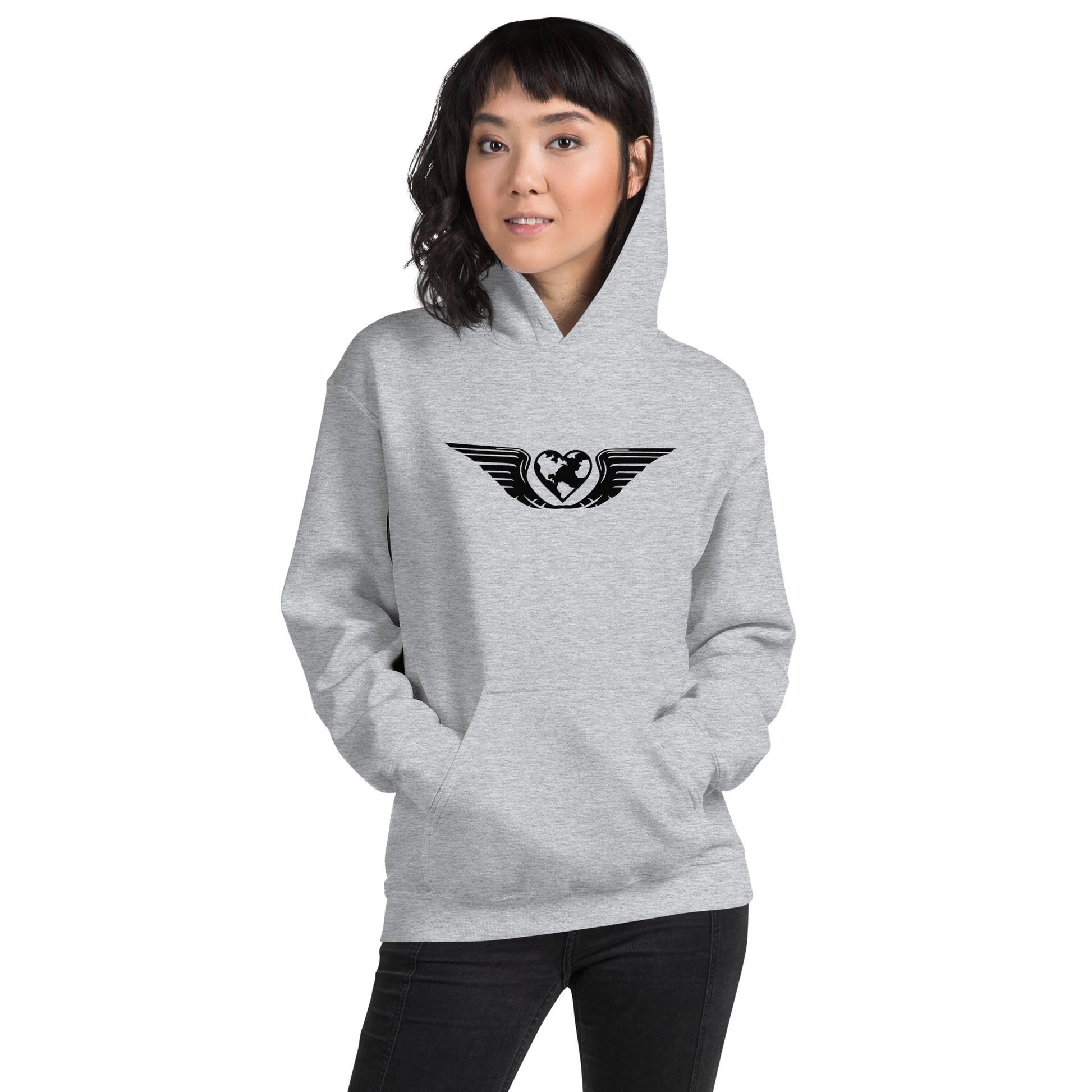 RB4F Logo Unisex Hoodie - Black - Remove B4 Flight