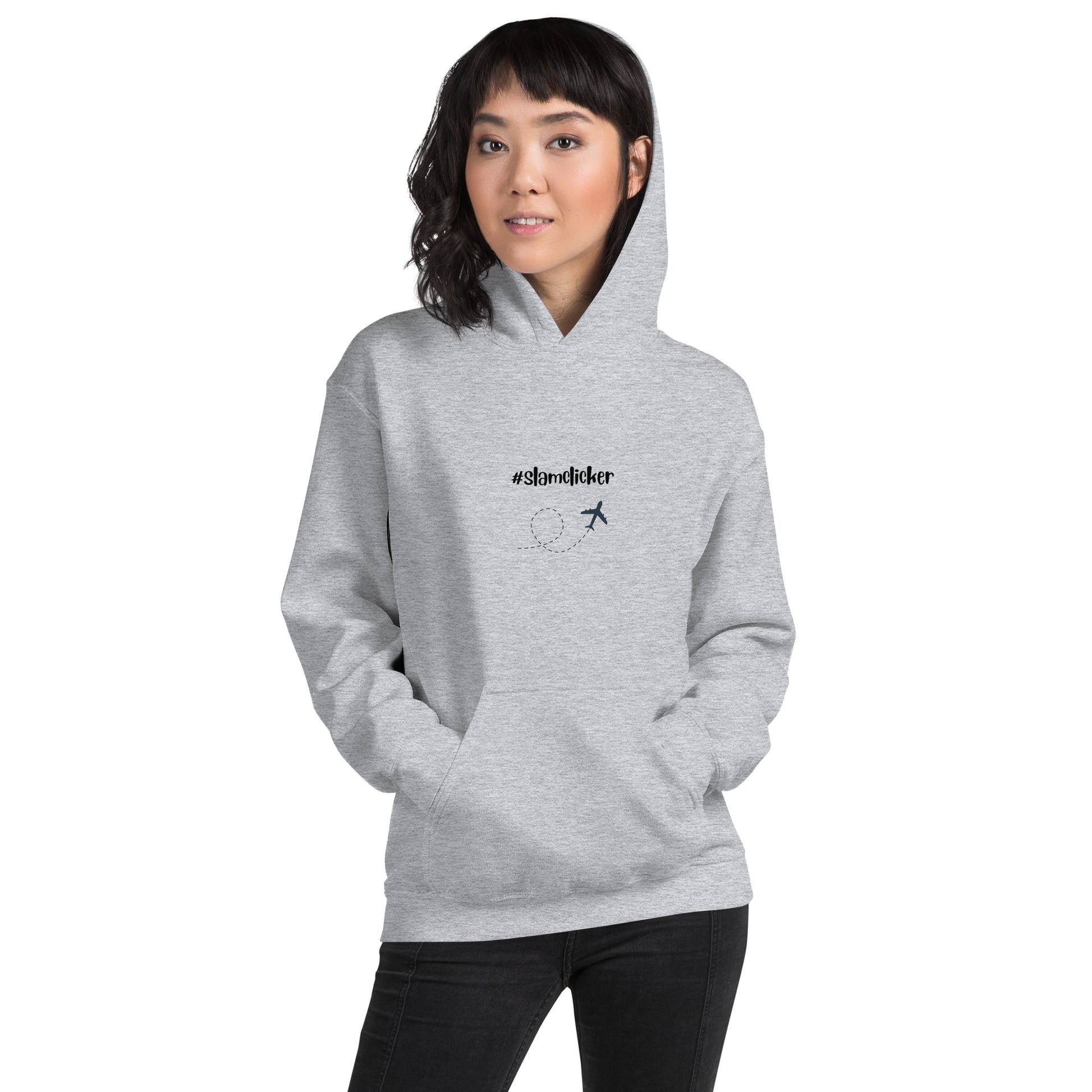 Slamclicker Unisex Hoodie - Black - Remove B4 Flight