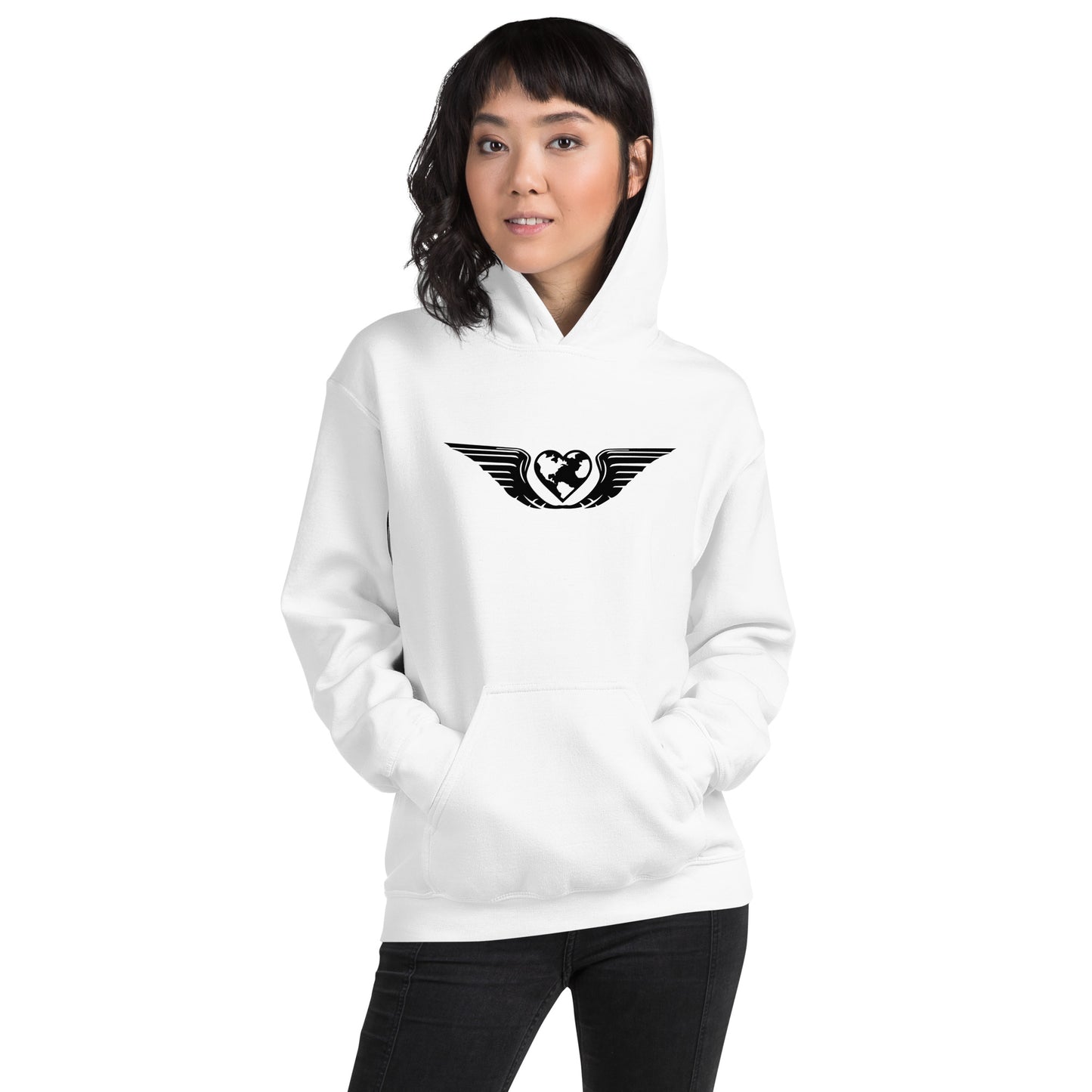 RB4F Logo Unisex Hoodie - Black - Remove B4 Flight