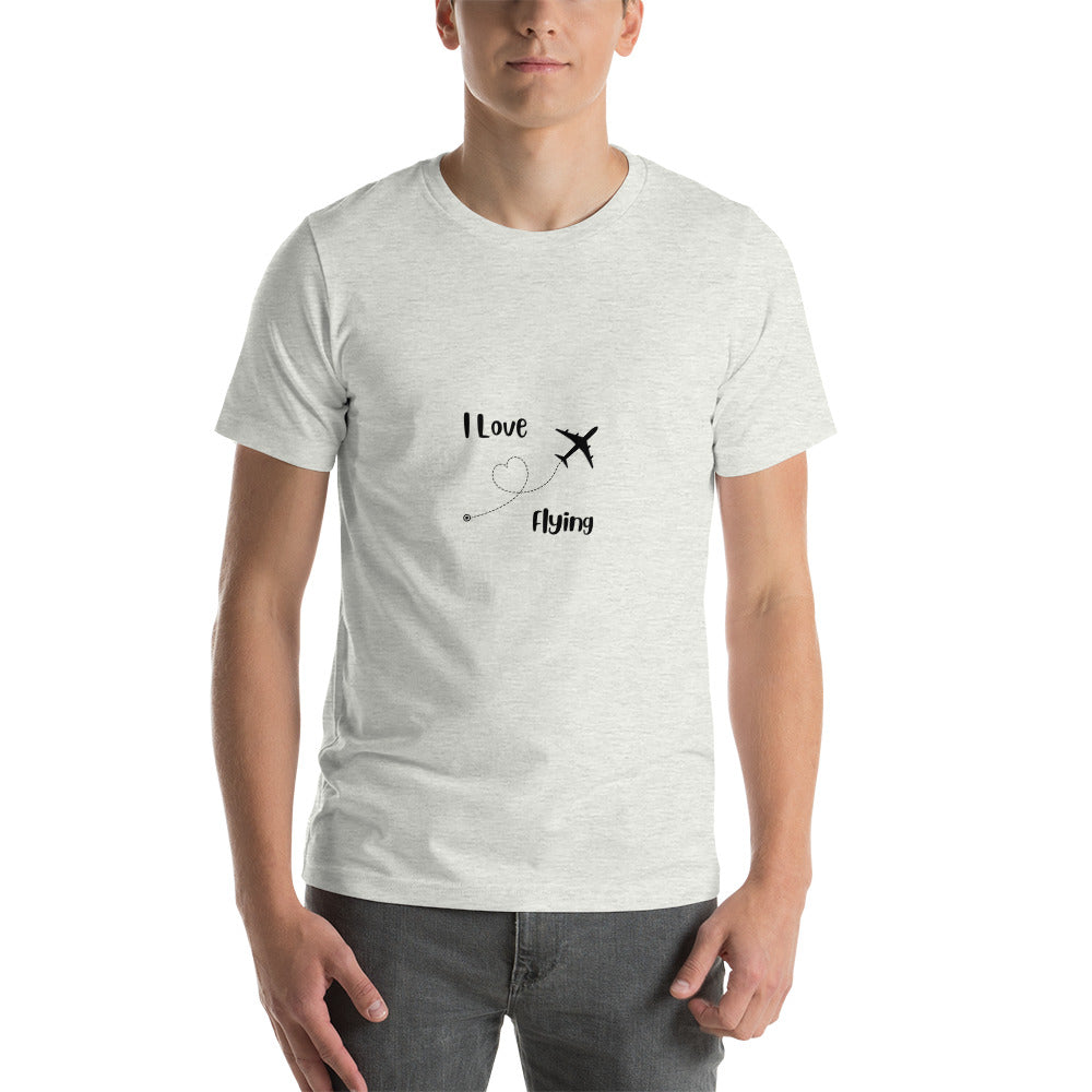 I Love Flying Unisex T-shirt - Black - Remove B4 Flight