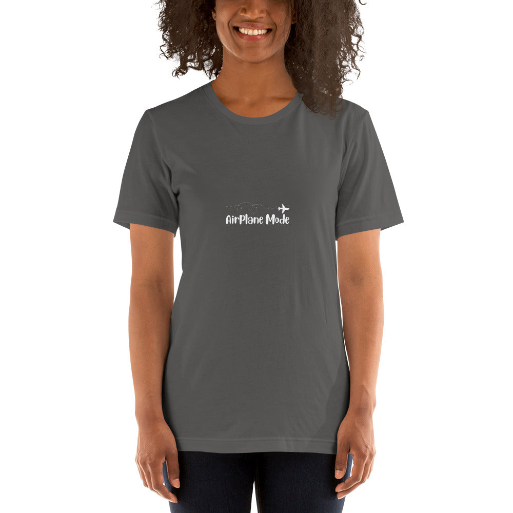 Airplane Mode Unisex T-shirt - White - Remove B4 Flight