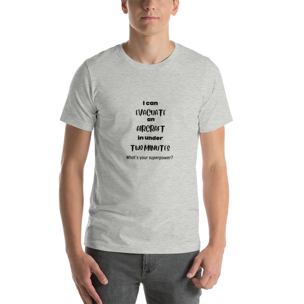 What's Your Superpower Unisex T-shirt - Black - Remove B4 Flight