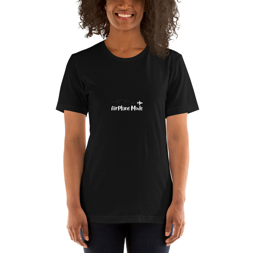 Airplane Mode Unisex T-shirt - White - Remove B4 Flight