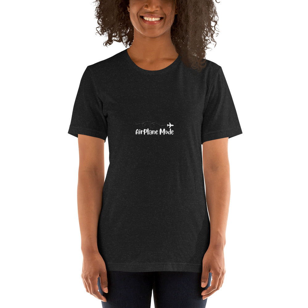 Airplane Mode Unisex T-shirt - White - Remove B4 Flight