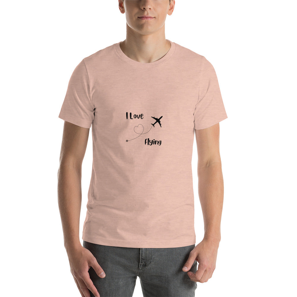 I Love Flying Unisex T-shirt - Black - Remove B4 Flight