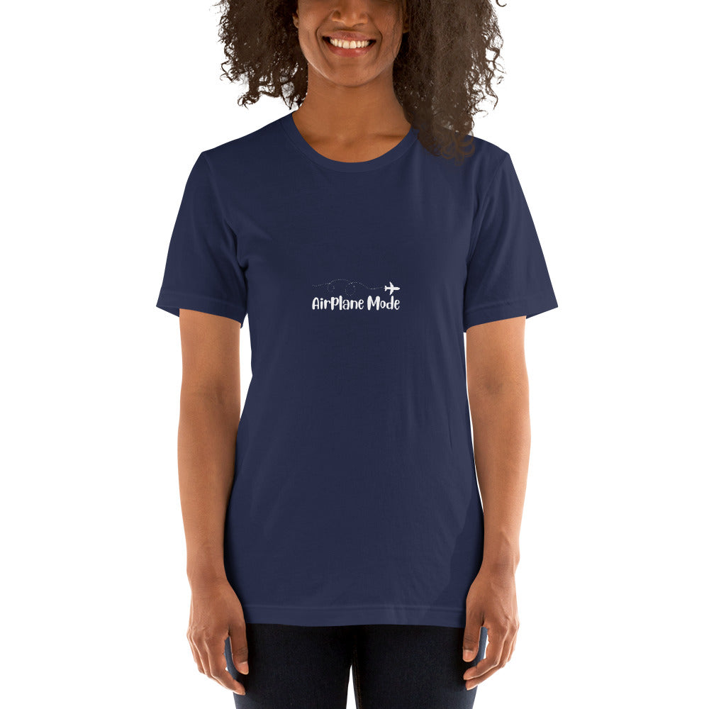 Airplane Mode Unisex T-shirt - White - Remove B4 Flight