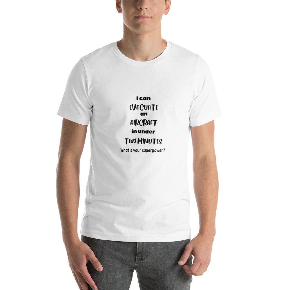 What's Your Superpower Unisex T-shirt - Black - Remove B4 Flight