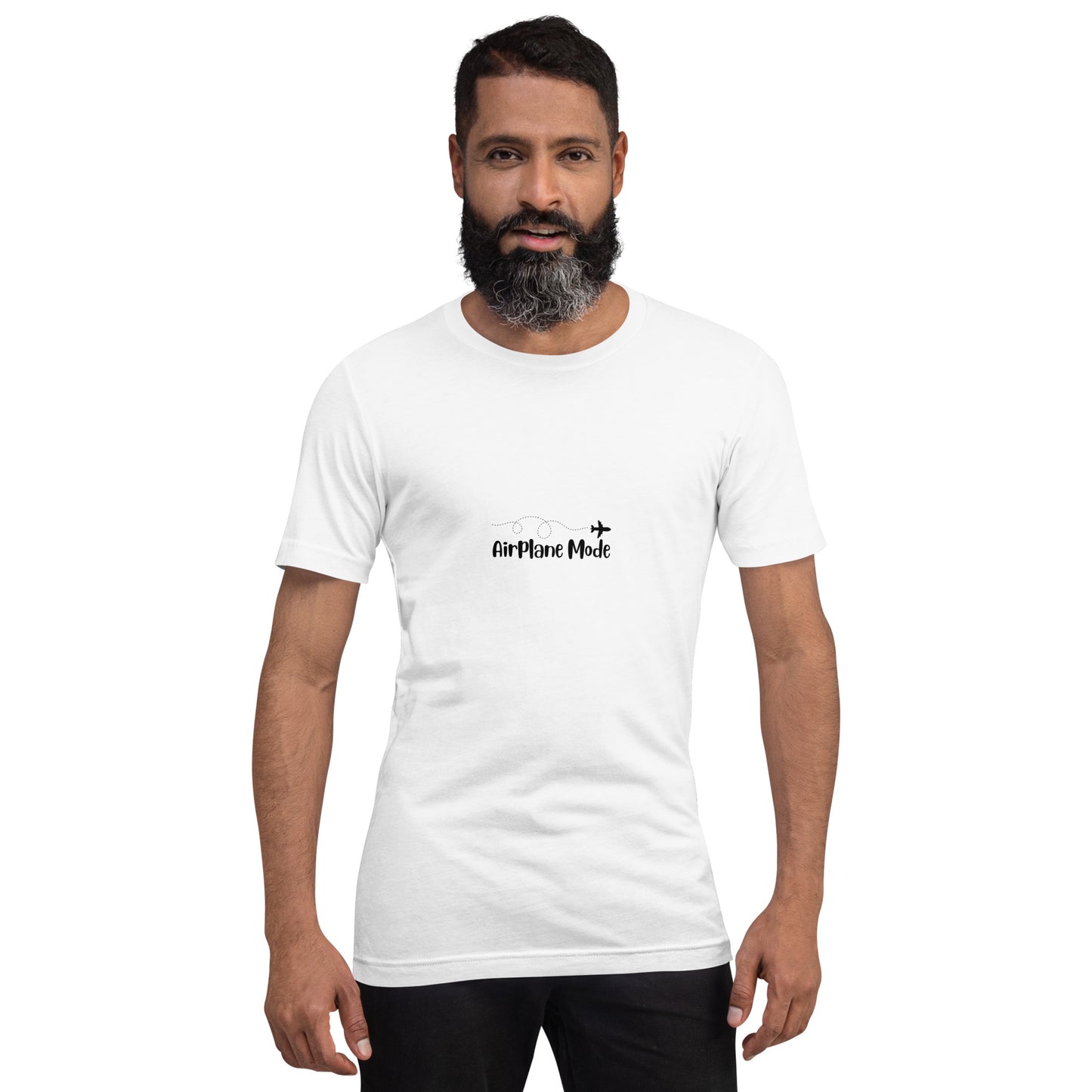 Airplane Mode Unisex T-shirt - Black - Remove B4 Flight