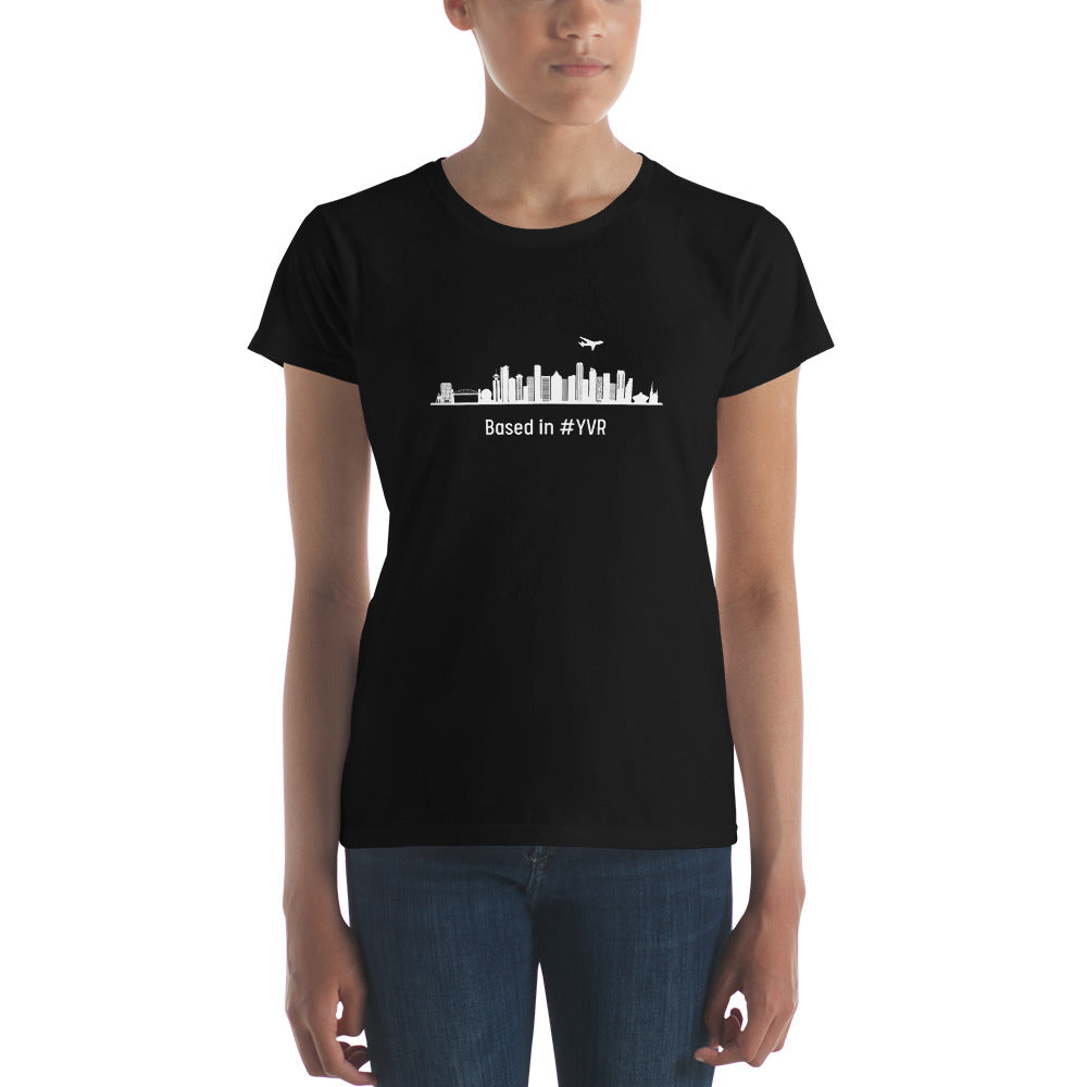 Based in YVR Women's T-shirt - White - Remove B4 Flight