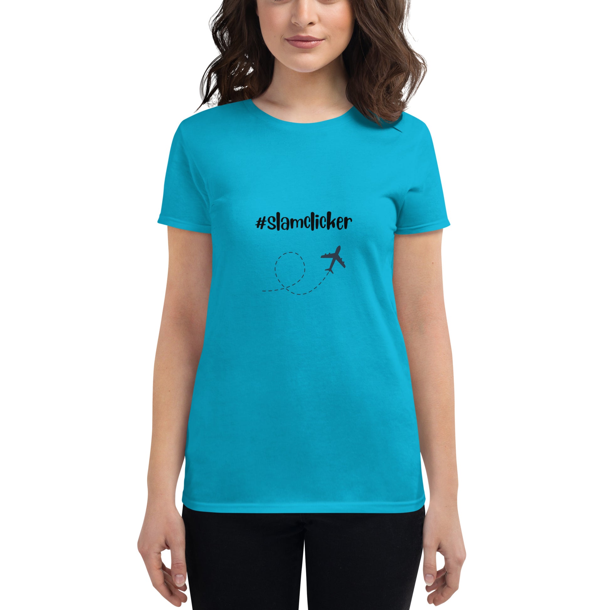 Slamclicker Women's T-shirt - Black - Remove B4 Flight