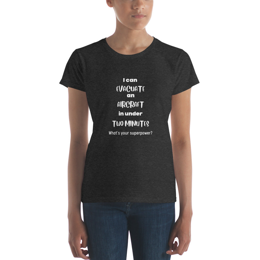 What's Your Superpower Women's T-shirt - White - Remove B4 Flight