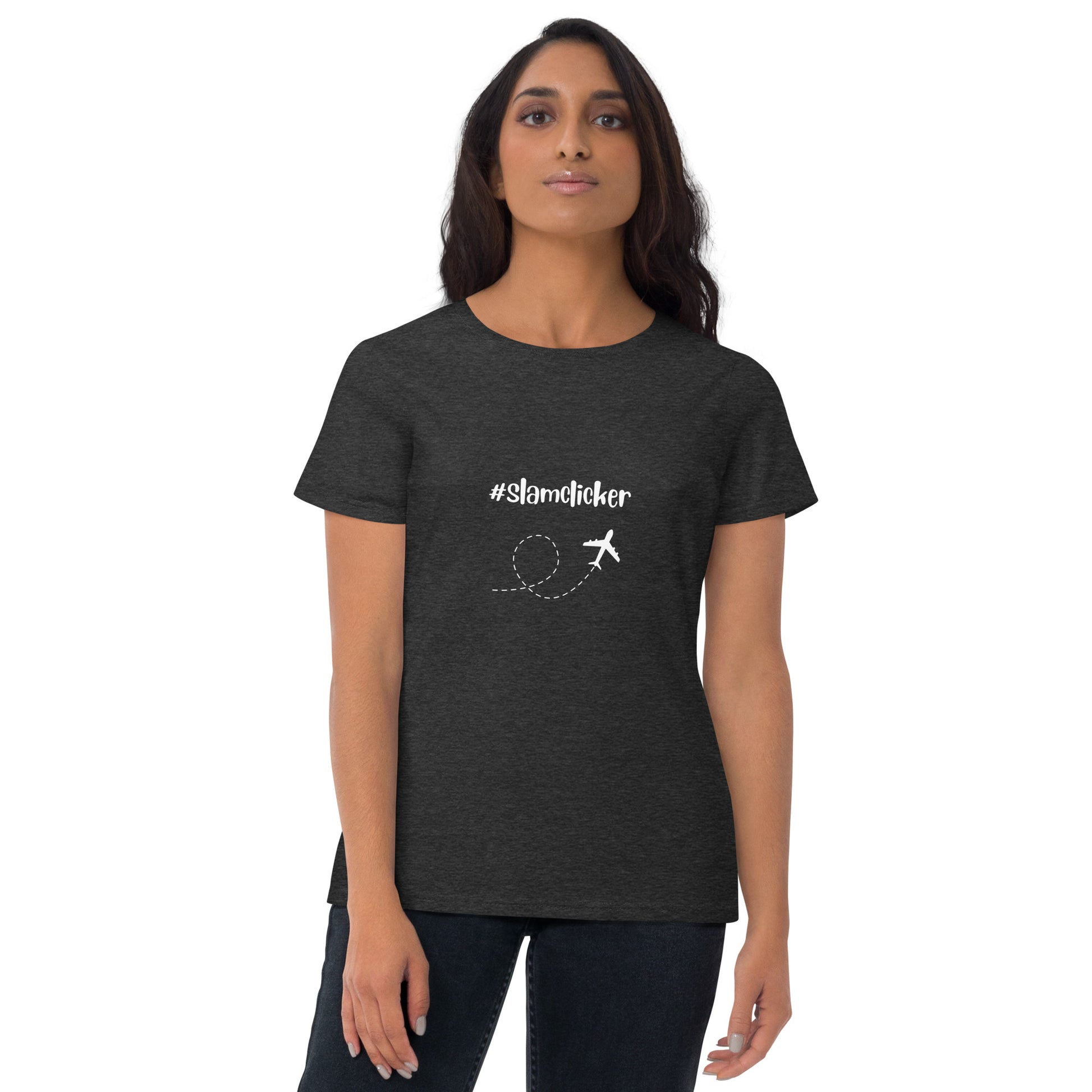 Slamclicker Women's T-shirt - White - Remove B4 Flight