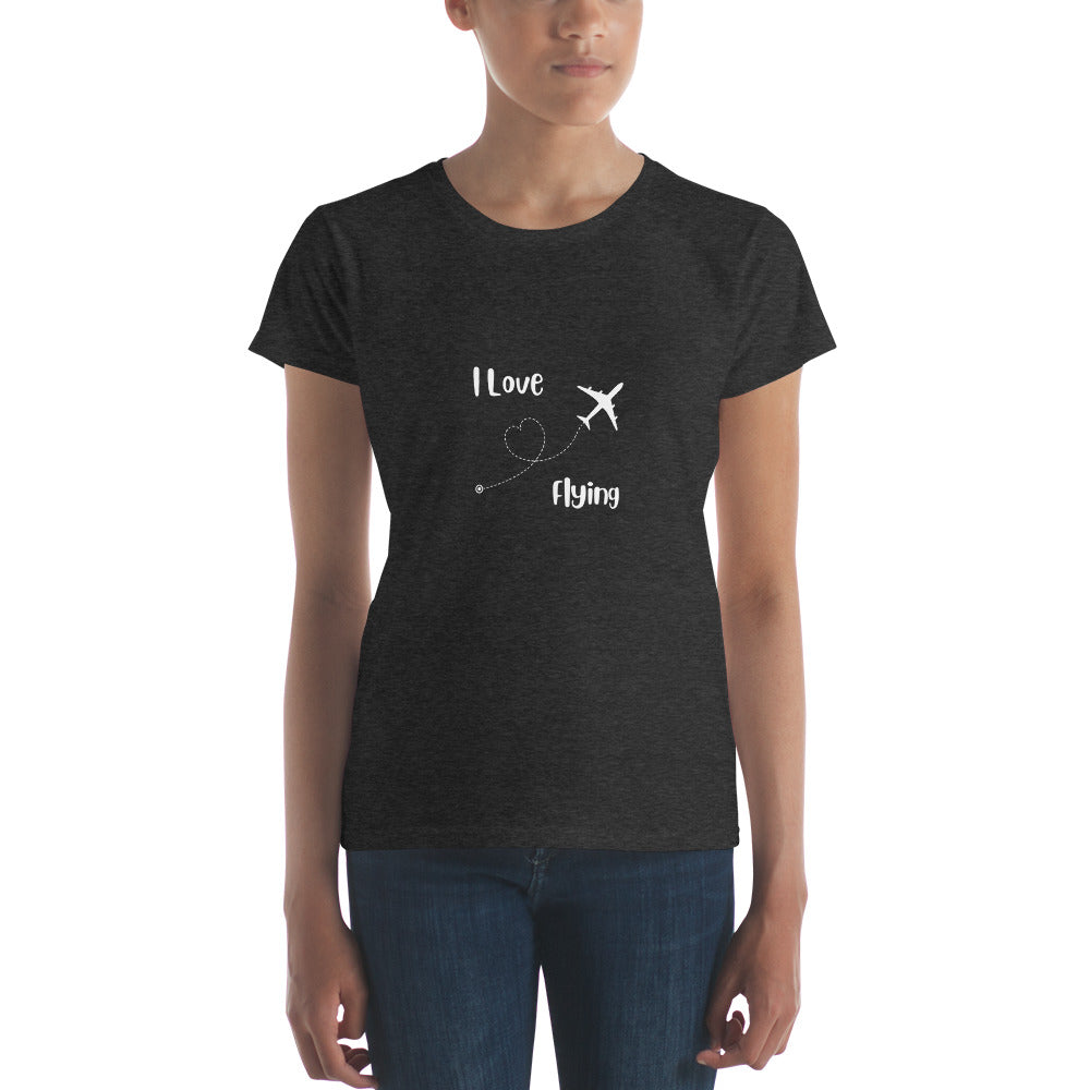 I Love Flying Women's T-shirt - White - Remove B4 Flight