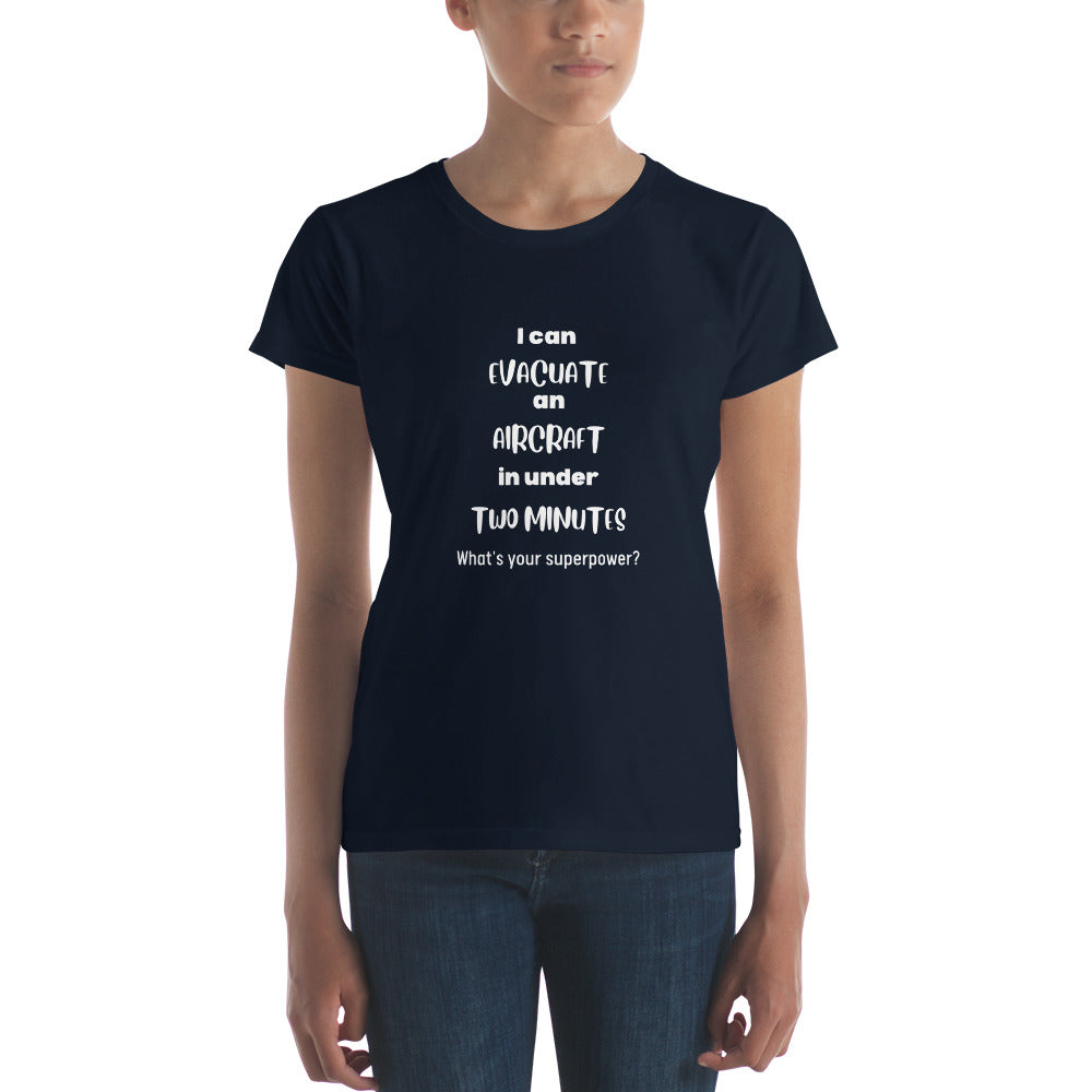 What's Your Superpower Women's T-shirt - White - Remove B4 Flight