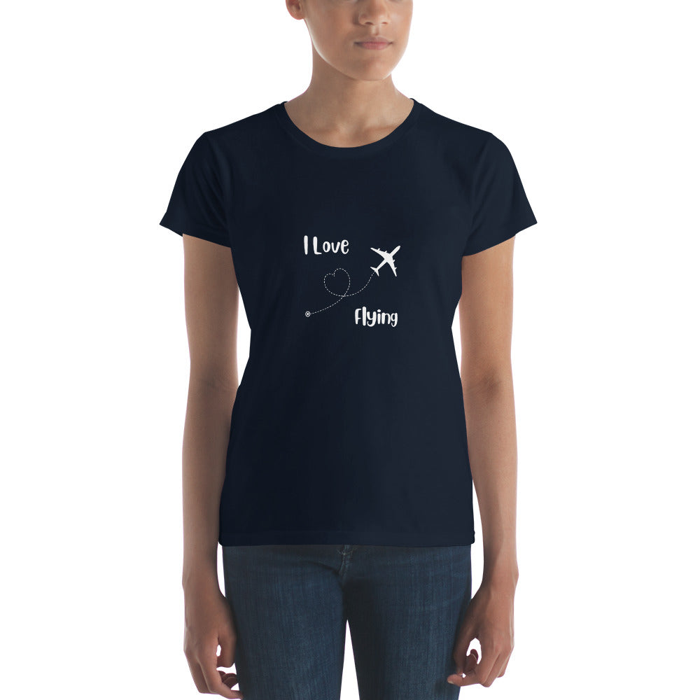 I Love Flying Women's T-shirt - White - Remove B4 Flight