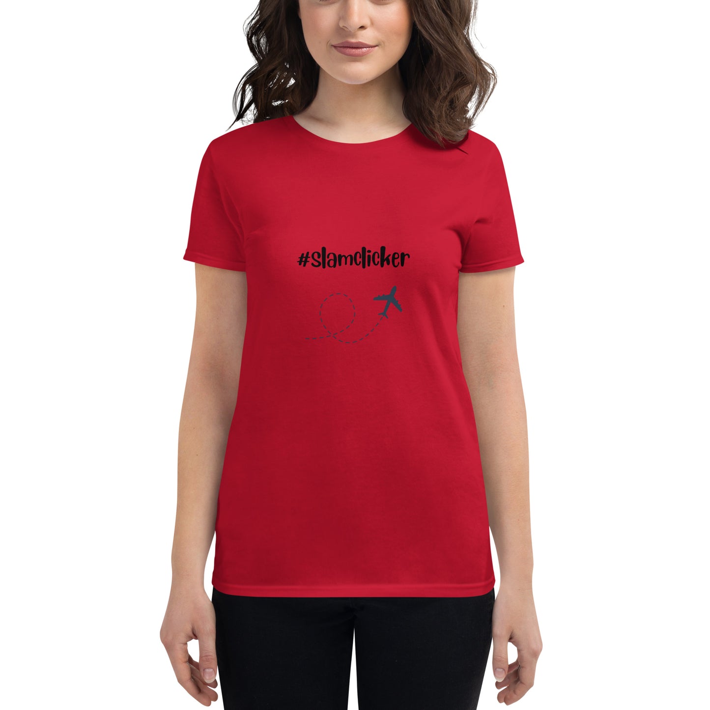 Slamclicker Women's T-shirt - Black - Remove B4 Flight