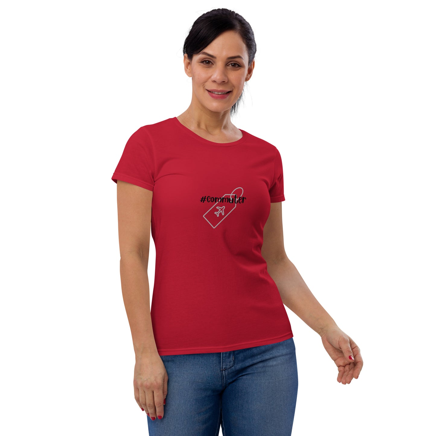 Commuter Women's T-shirt - Black - Remove B4 Flight