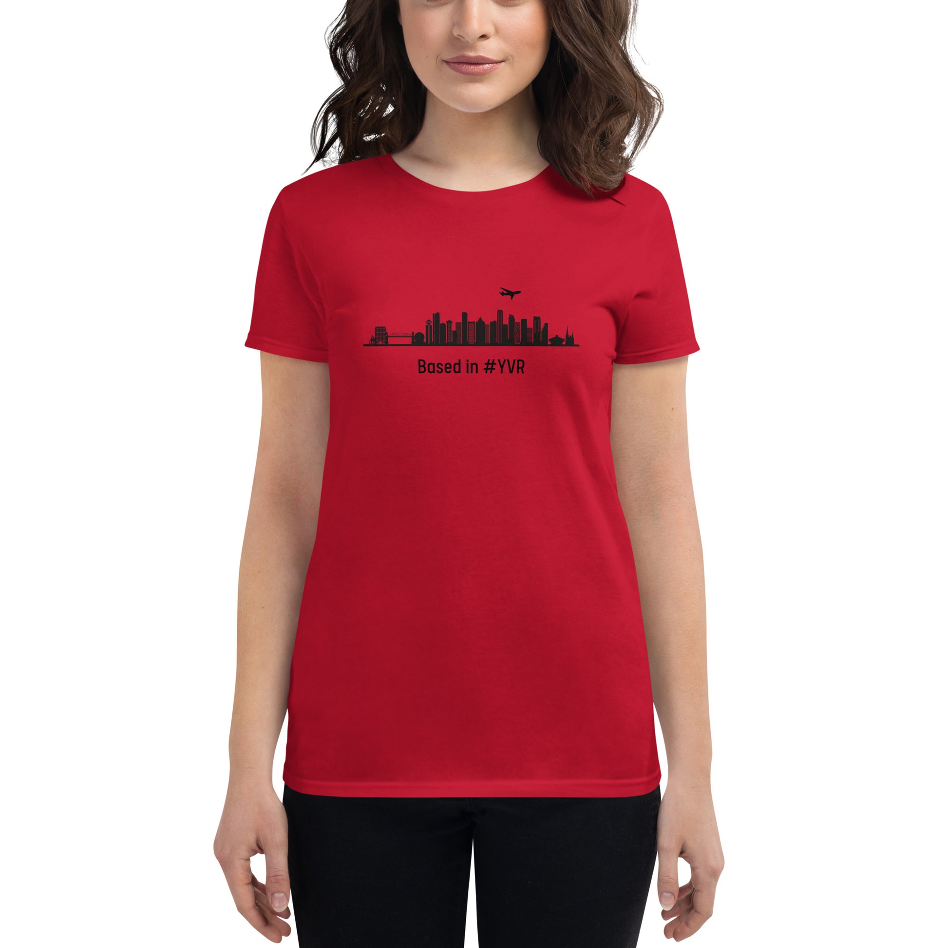 Based in YVR Women's T-shirt - Black - Remove B4 Flight